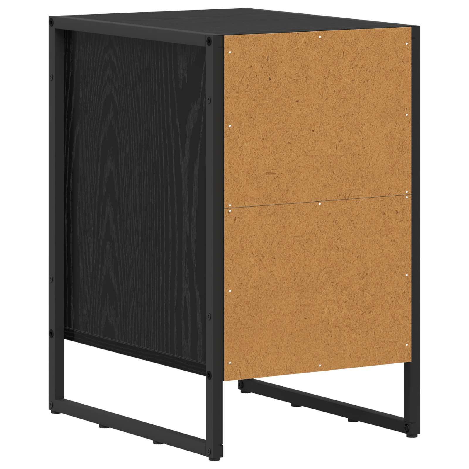 Noćni ormarić 2 pcs Crni hrast 39.5 x 30 x 50 cm