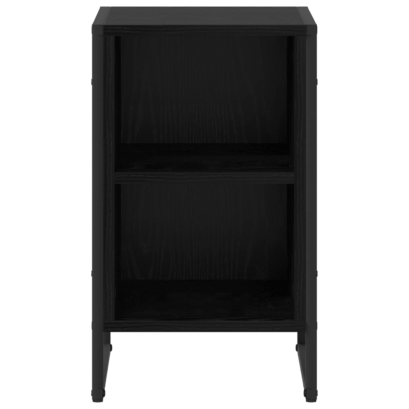 Noćni ormarić 2 pcs Crni hrast 39.5 x 30 x 50 cm