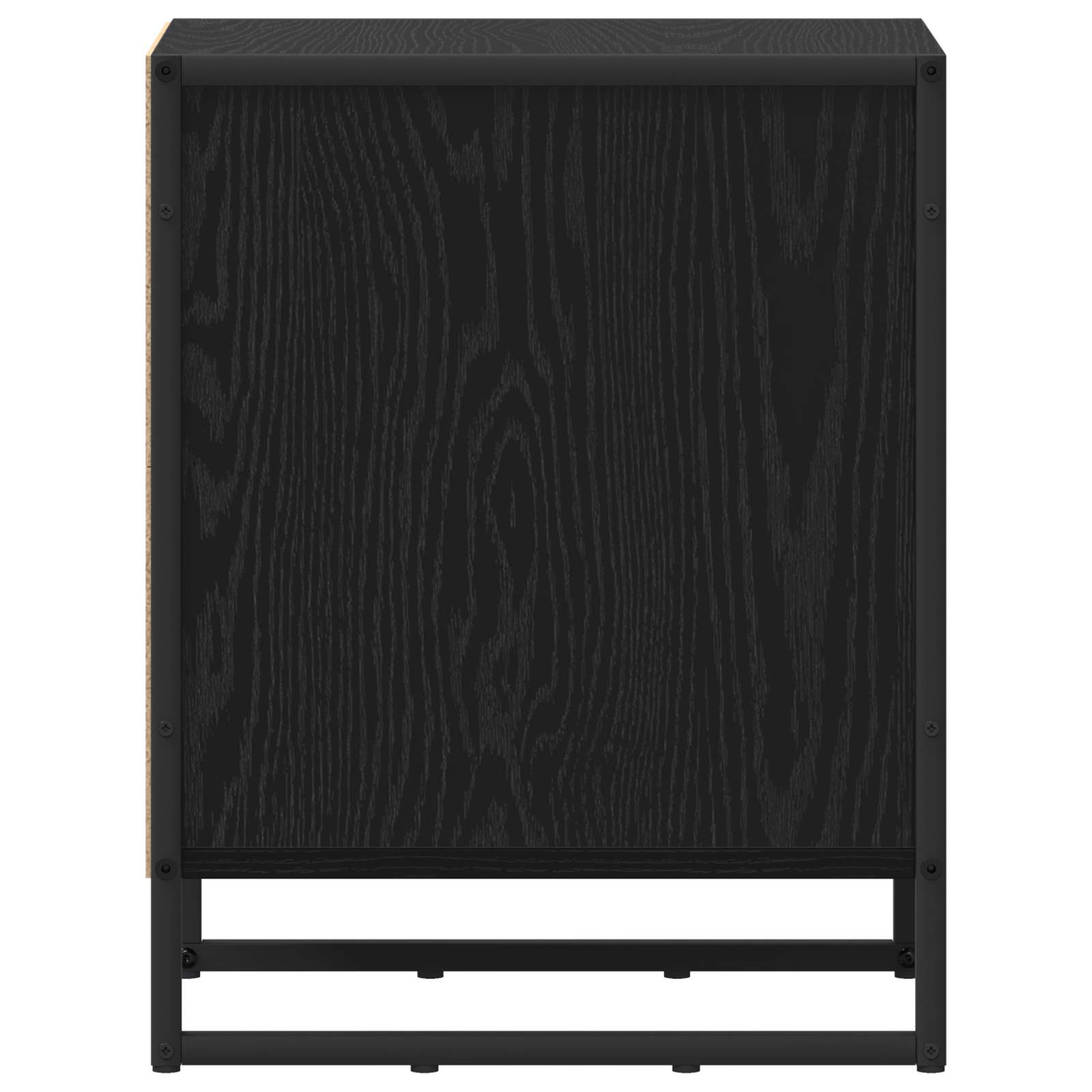 Noćni ormarić 2 pcs Crni hrast 39.5 x 30 x 50 cm