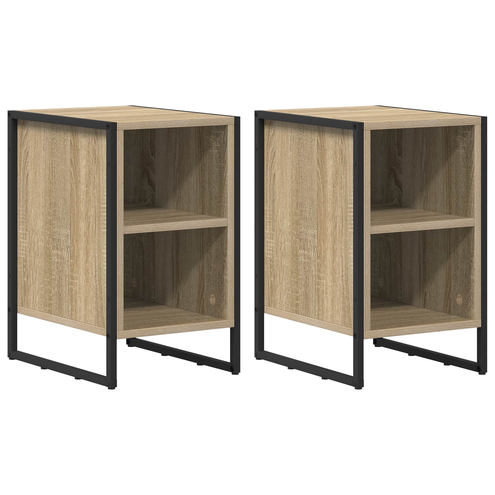 Noćni ormarić 2 pcs Sonoma 39.5 x 30 x 50 cm Konstruirano drvo