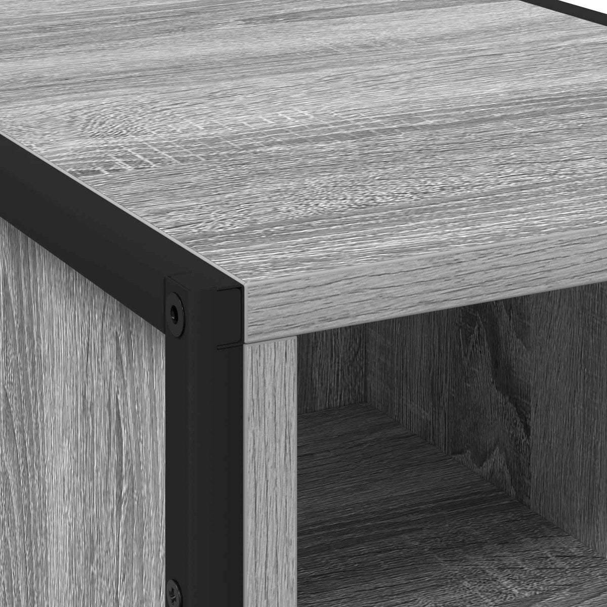 Noćni ormarić 2 pcs Siva Sonoma 39.5 x 30 x 50 cm