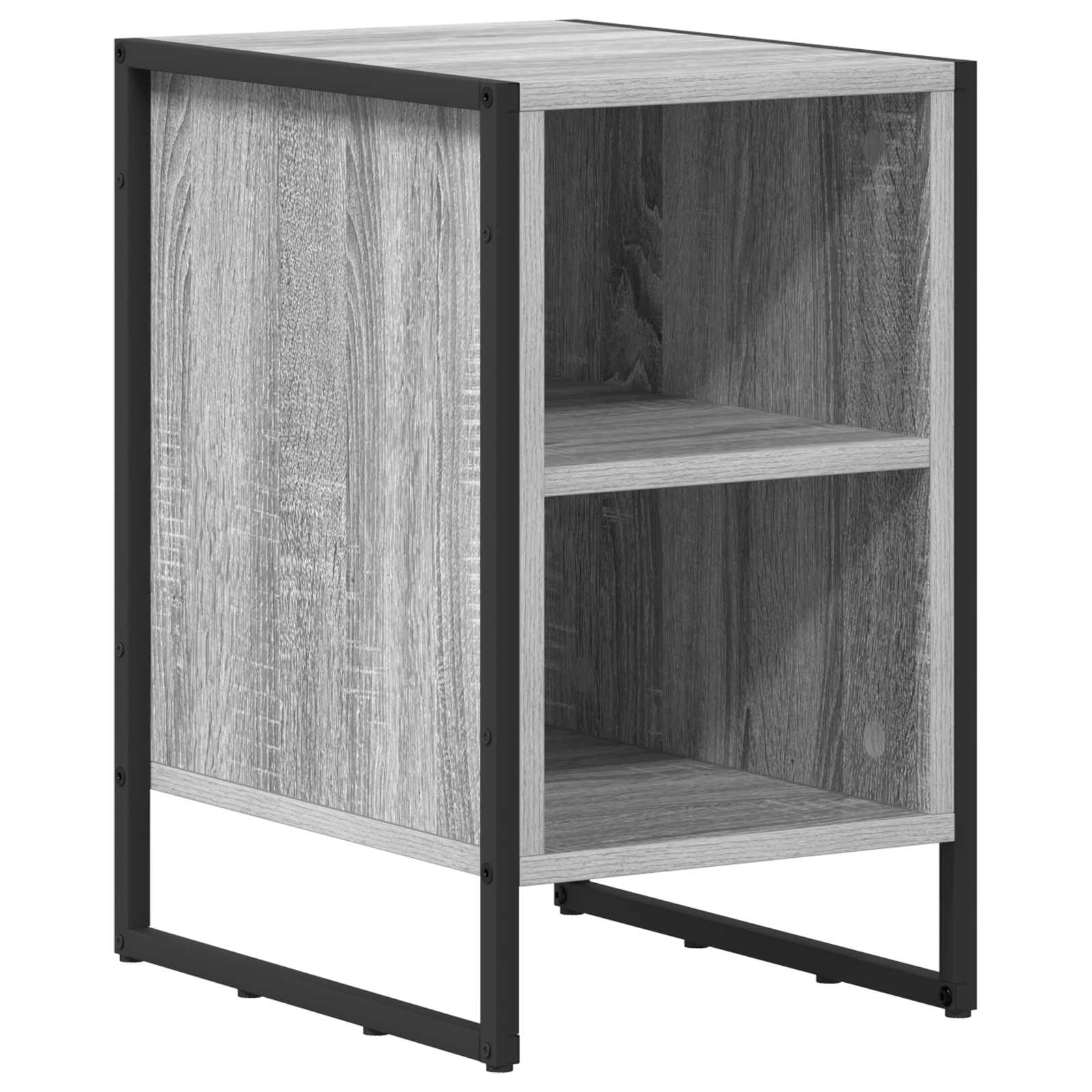 Noćni ormarić 2 pcs Siva Sonoma 39.5 x 30 x 50 cm
