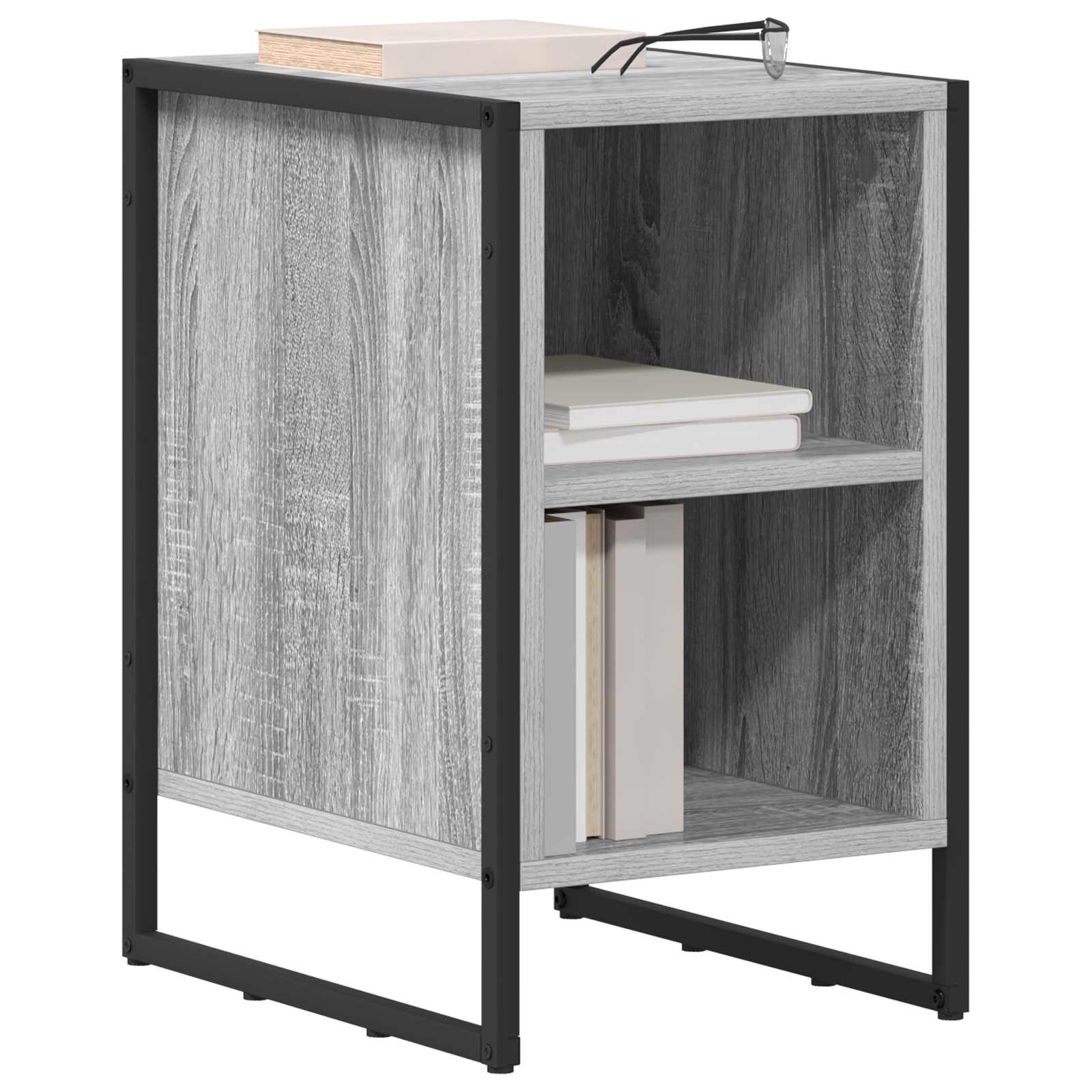 Noćni ormarić 2 pcs Siva Sonoma 39.5 x 30 x 50 cm