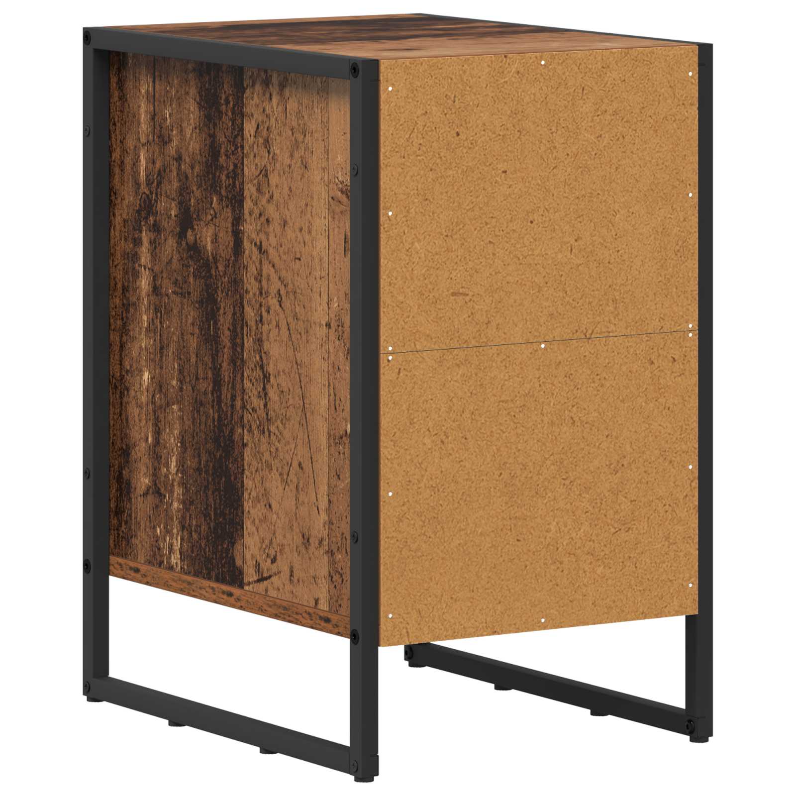 Noćni ormarić 2 pcs Staro drvo 39.5 x 30 x 50 cm
