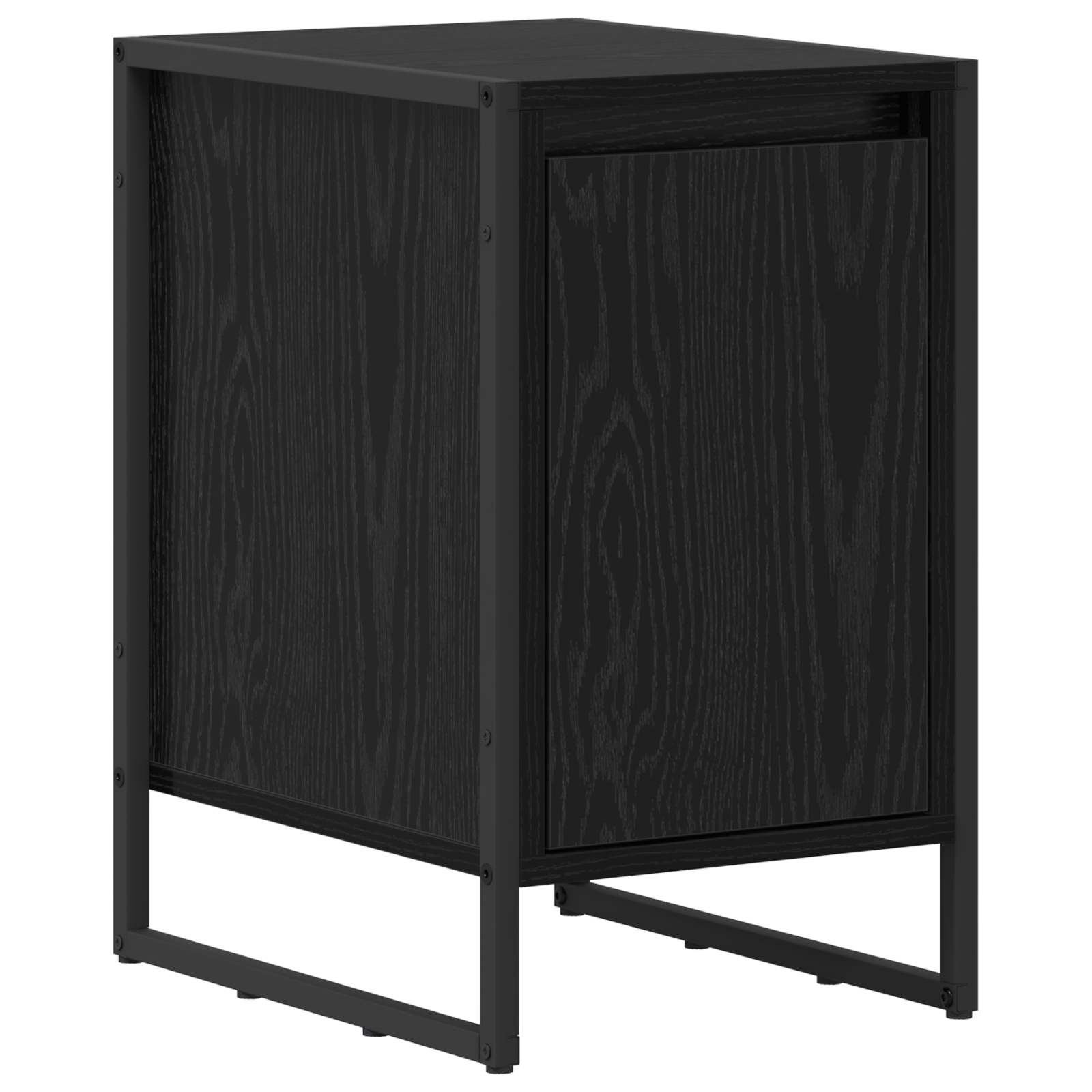 Noćni ormarić 2 pcs Crni hrast 39,5 x 30 x 50 cm