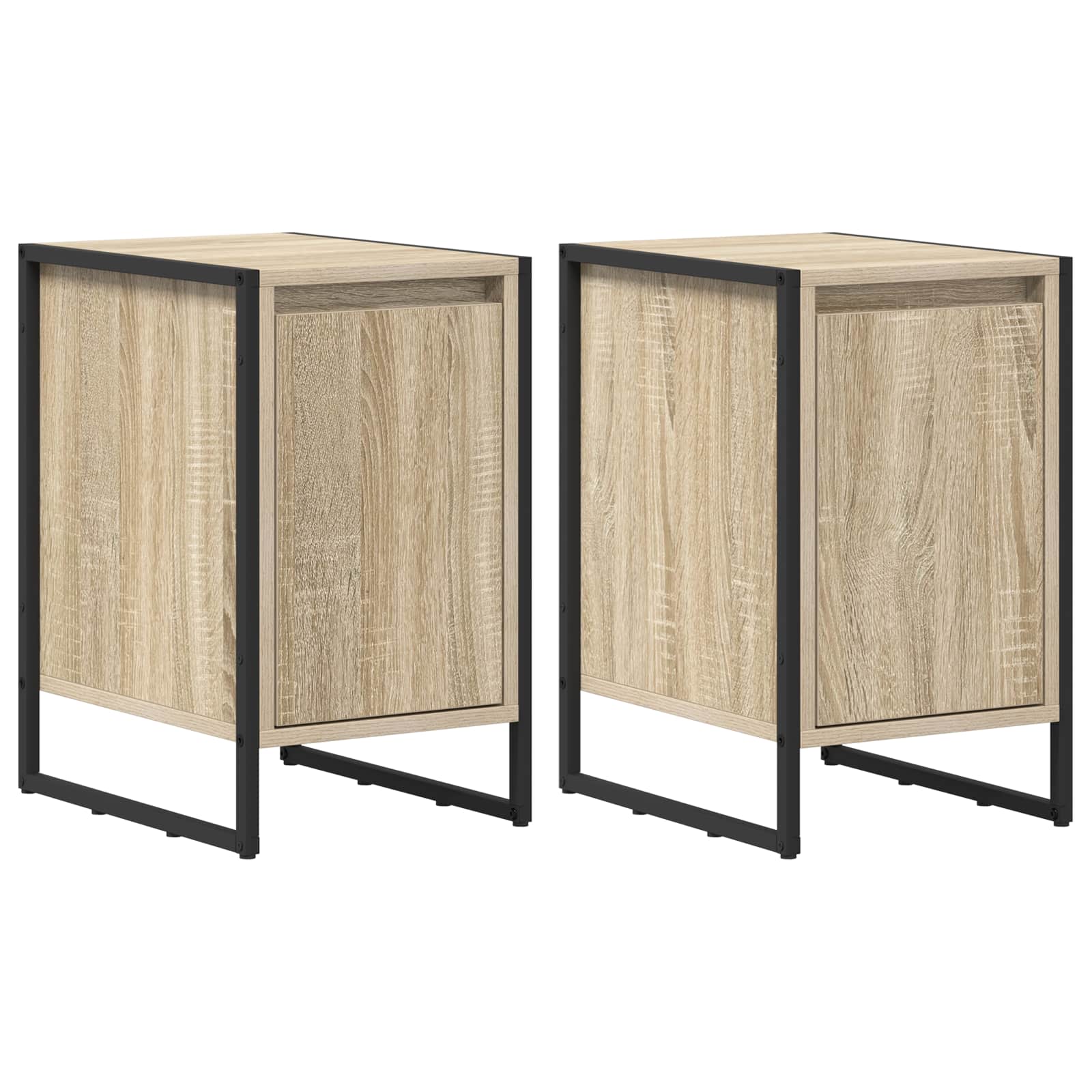 Noćni ormarić 2 pcs Sonoma 39,5 x 30 x 50 cm Konstruirano drvo