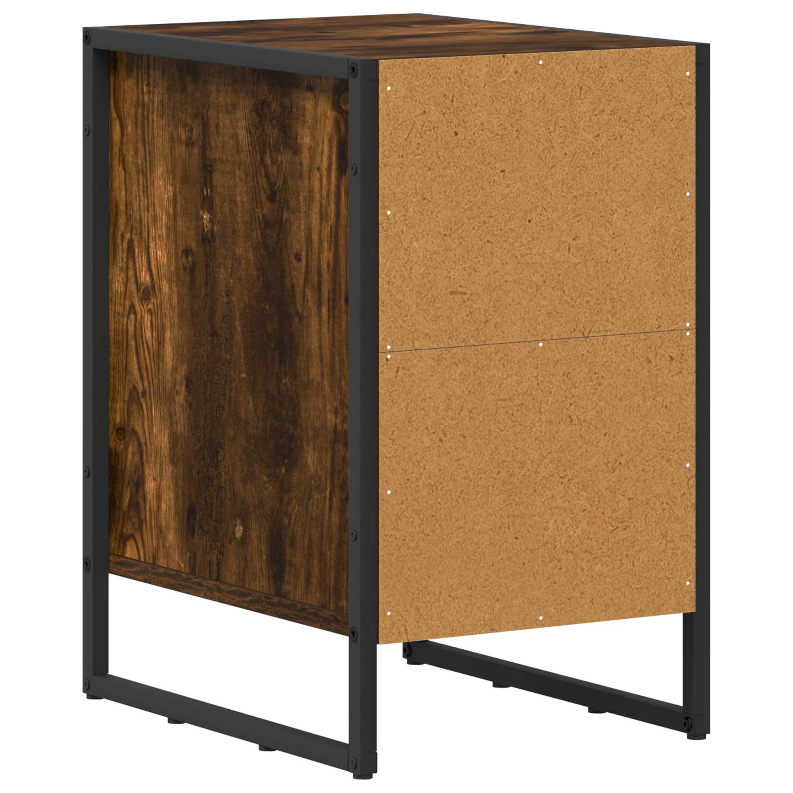 Noćni ormarić 2 pcs Dimni hrast 39,5 x 30 x 50 cm