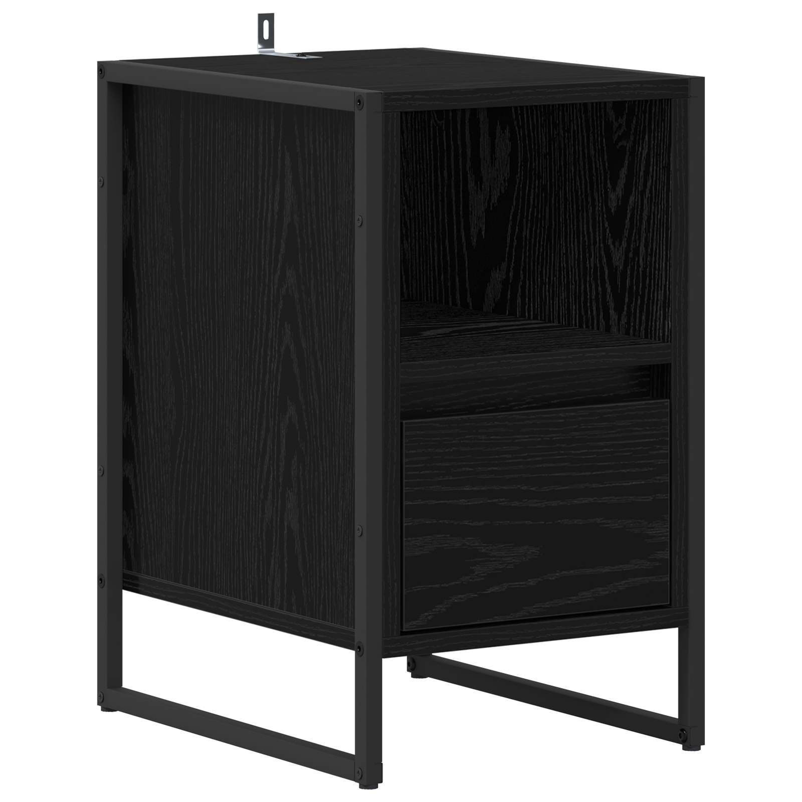 Noćni ormarić s ladicama 2 pcs Crni hrast 39,5 x 30 x 50 cm