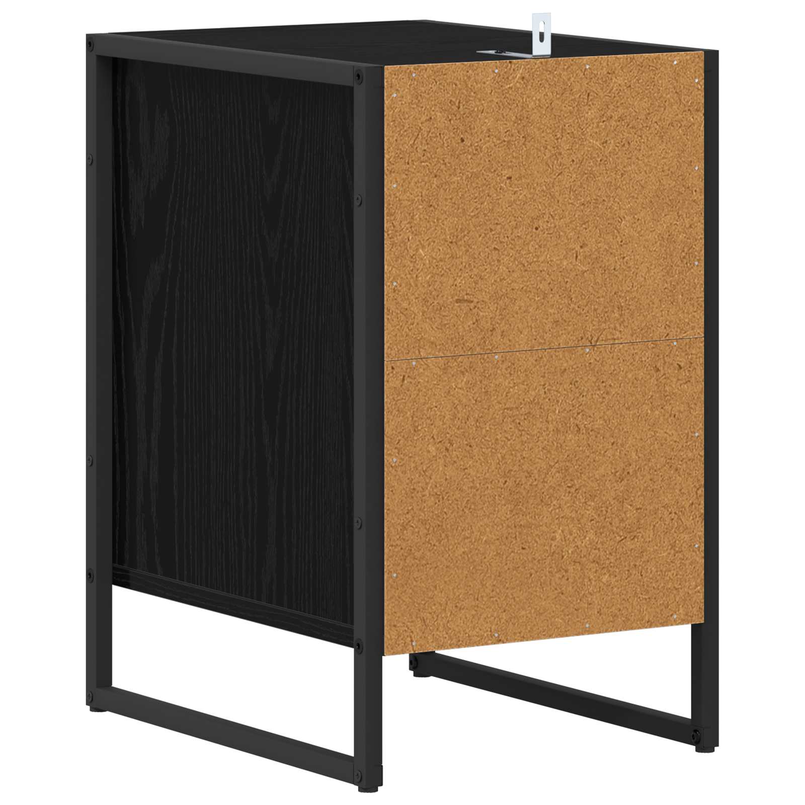 Noćni ormarić s ladicama 2 pcs Crni hrast 39,5 x 30 x 50 cm