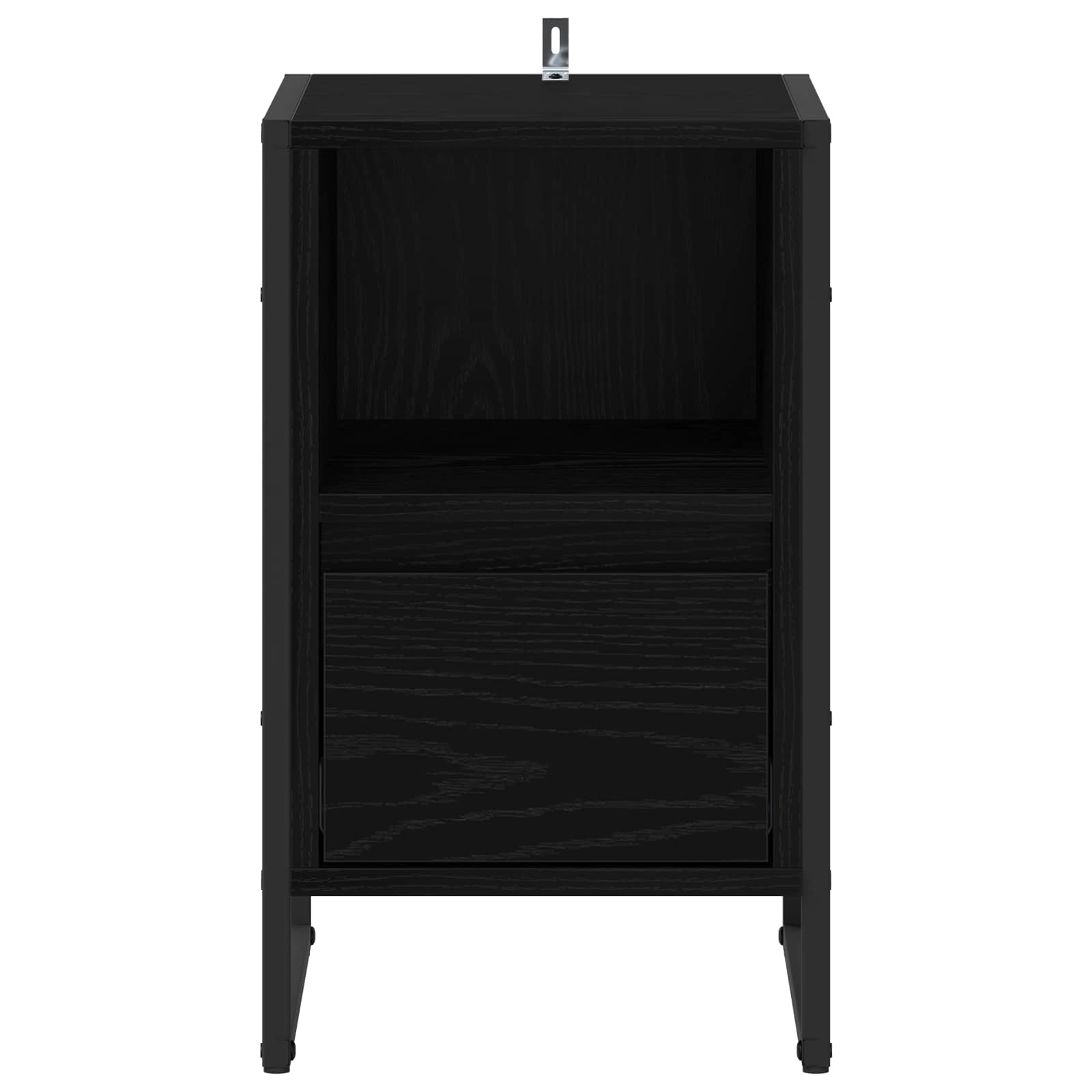 Noćni ormarić s ladicama 2 pcs Crni hrast 39,5 x 30 x 50 cm