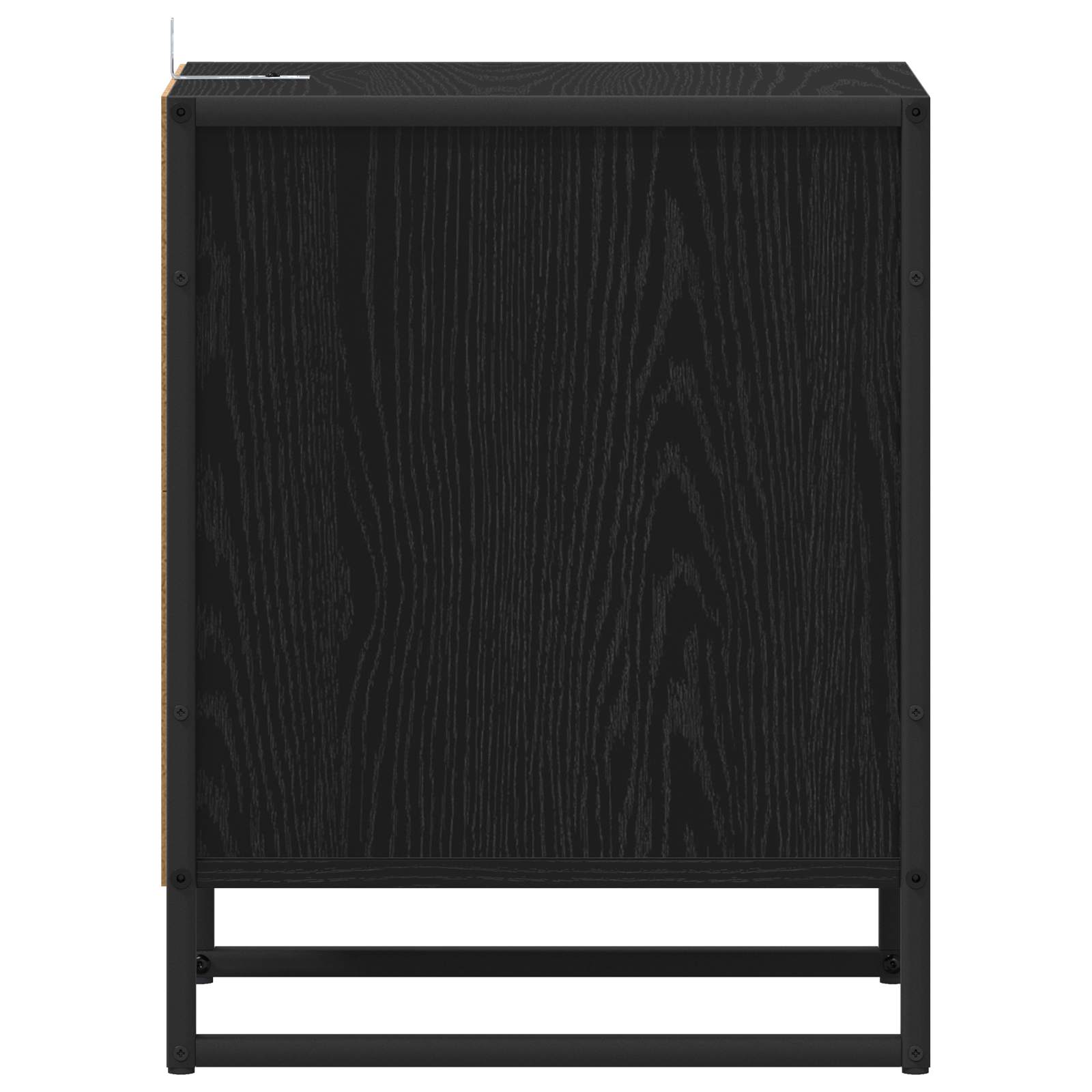 Noćni ormarić s ladicama 2 pcs Crni hrast 39,5 x 30 x 50 cm