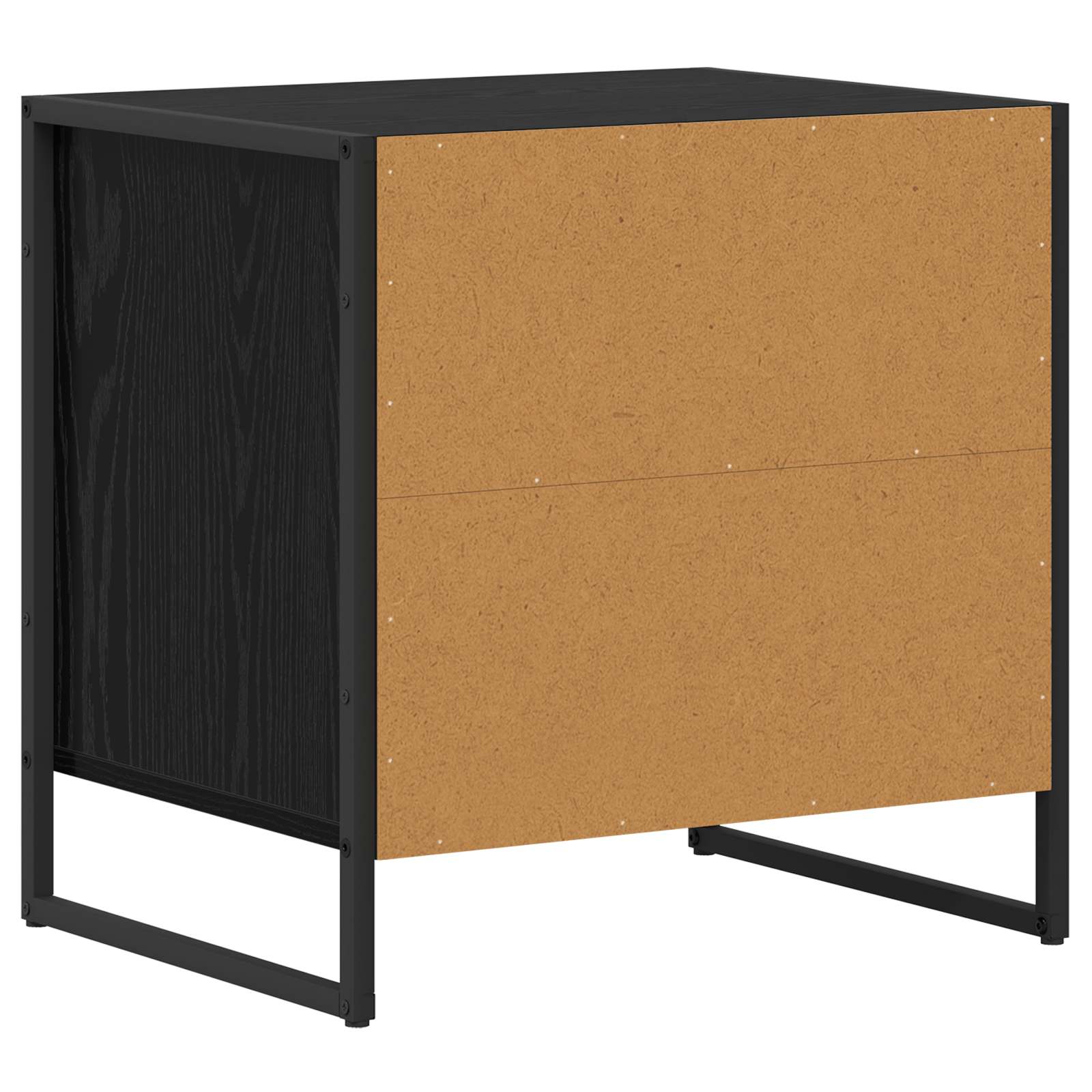 Noćni ormarić Crni hrast 50 x 39,5 x 50 cm Konstruirano drvo