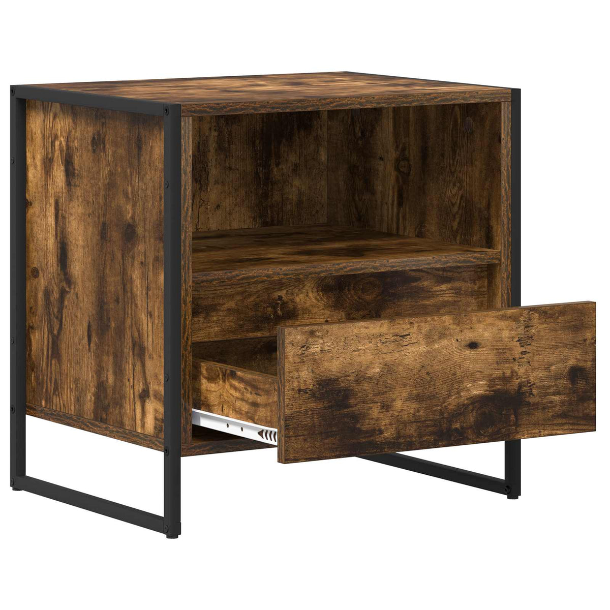 Noćni ormarić s ladicama 2 pcs Dimni hrast 50 x 39,5 x 50 cm