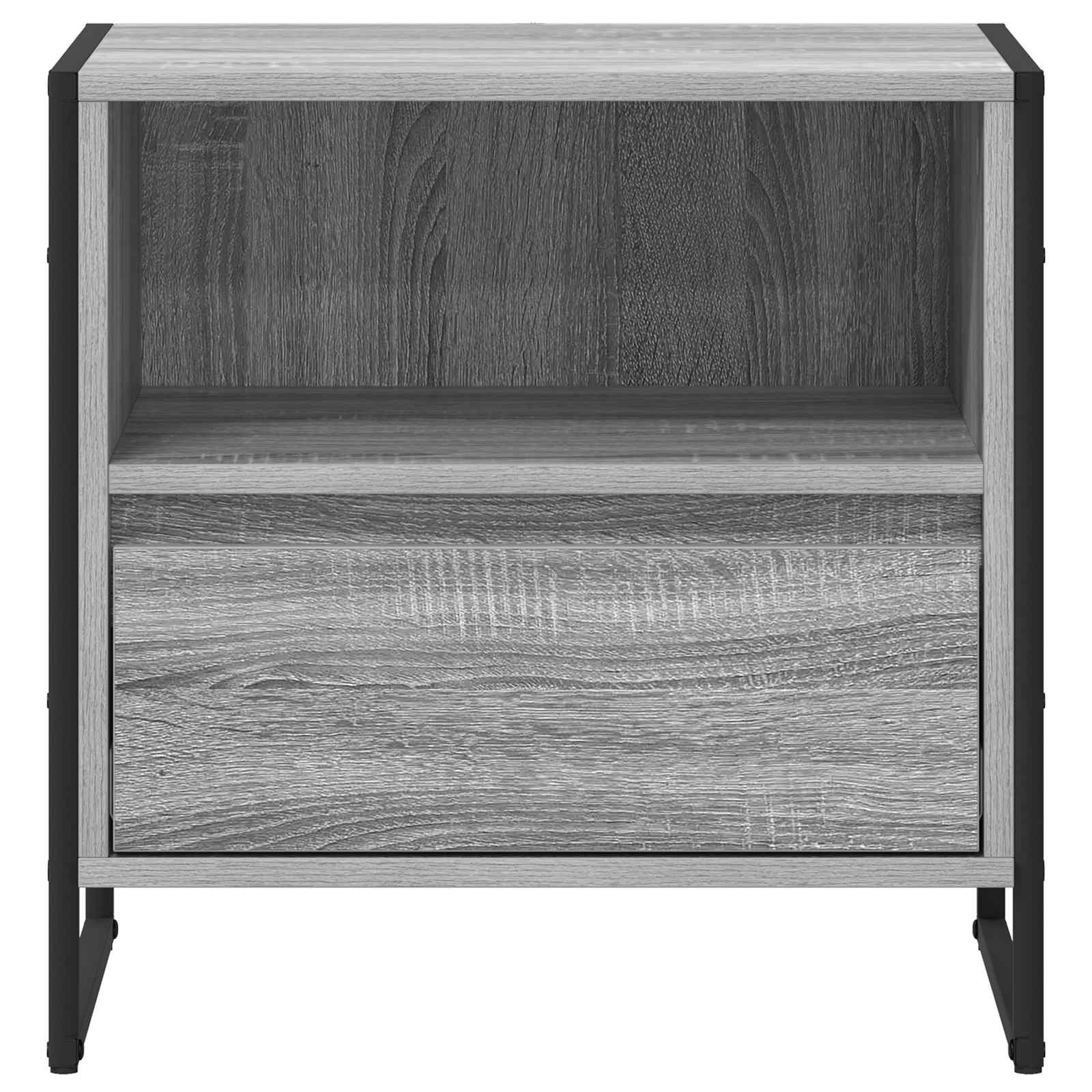 Noćni ormarić Siva Sonoma 50 x 39,5 x 50 cm Konstruirano drvo