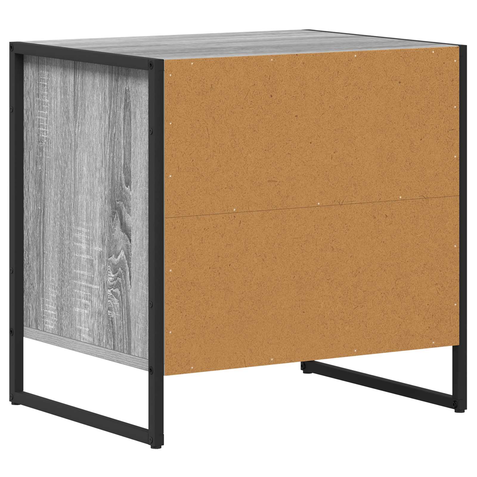 Noćni ormarić s ladicama 2 pcs Siva Sonoma 50 x 39,5 x 50 cm