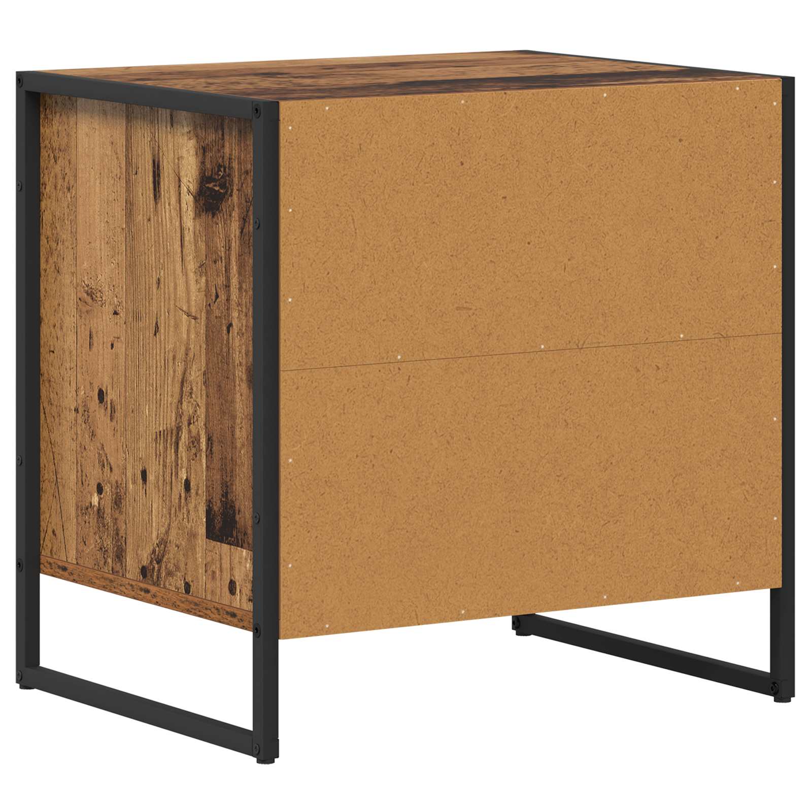 Noćni ormarić s ladicama 2 pcs Staro drvo 50 x 39,5 x 50 cm