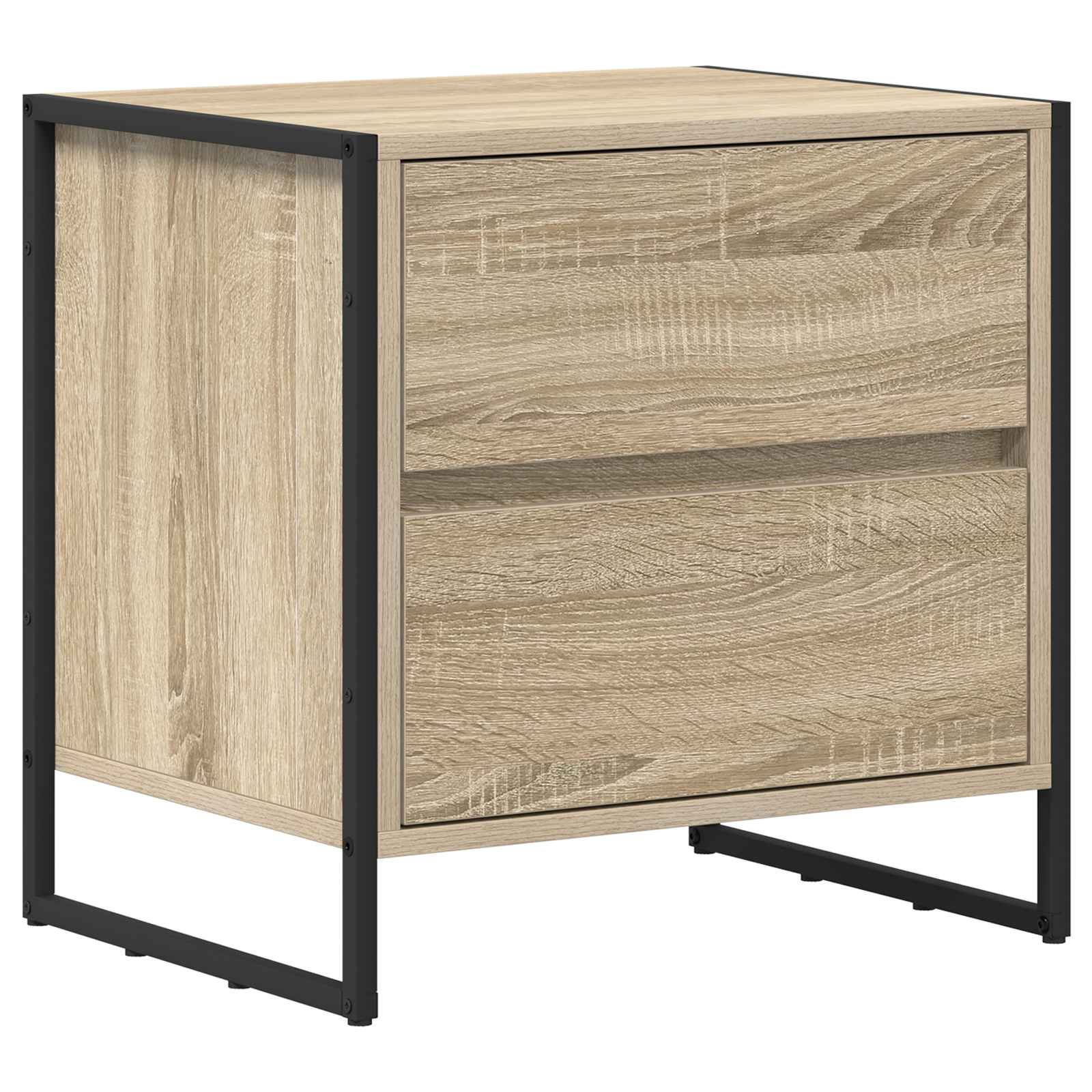 Noćni ormarić 2 pcs Sonoma 50 x 39.5 x 50 cm Konstruirano drvo