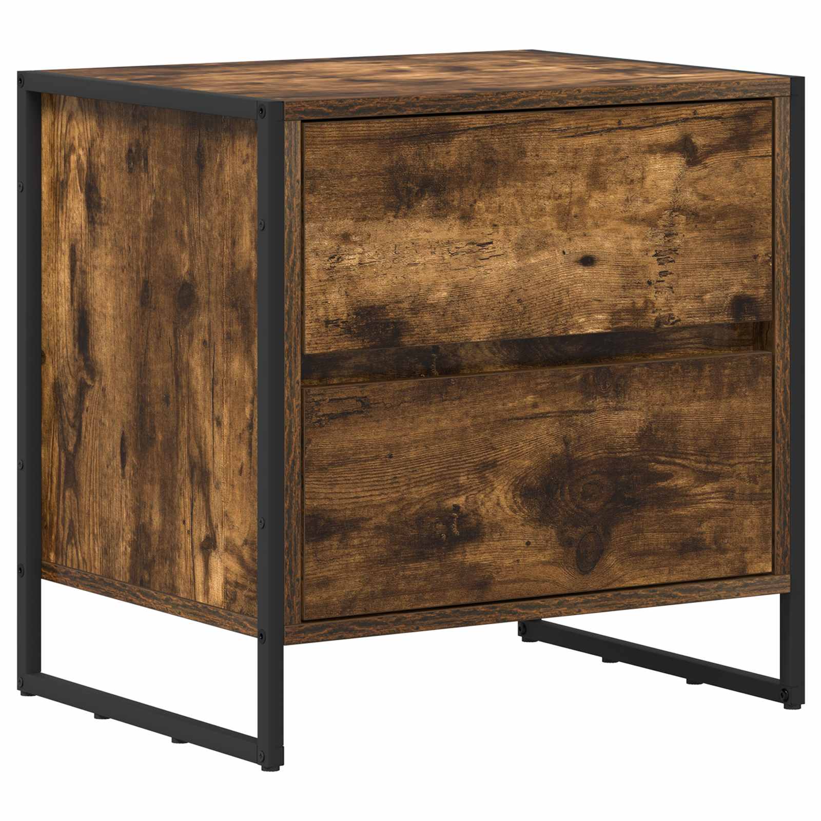 Noćni ormarić s ladicama 2 pcs Dimni hrast 50 x 39.5 x 50 cm