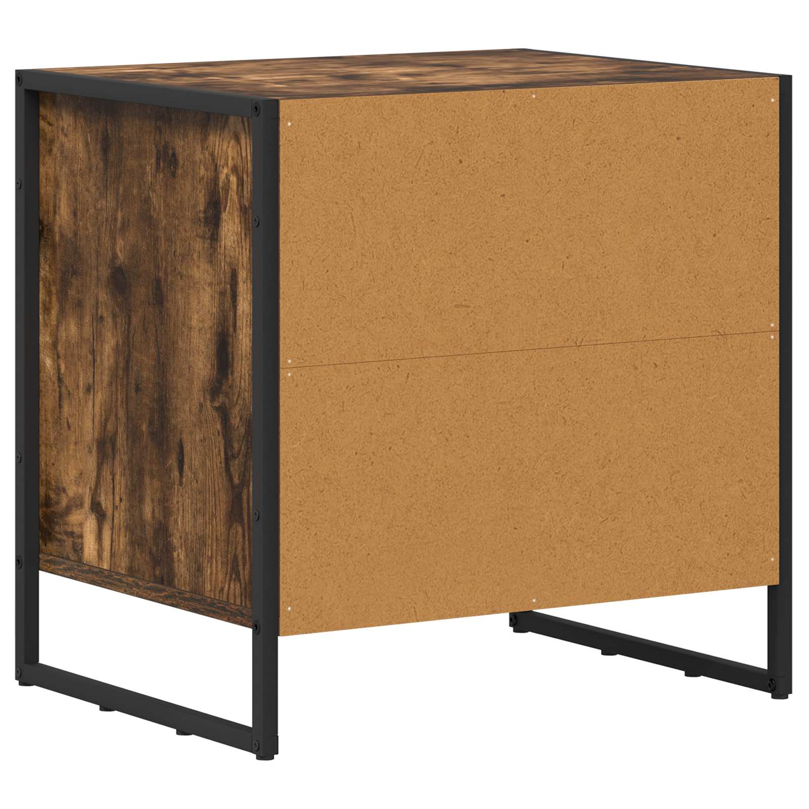 Noćni ormarić s ladicama 2 pcs Dimni hrast 50 x 39.5 x 50 cm