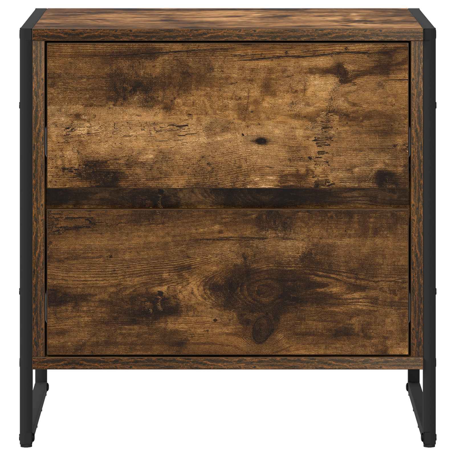 Noćni ormarić s ladicama 2 pcs Dimni hrast 50 x 39.5 x 50 cm