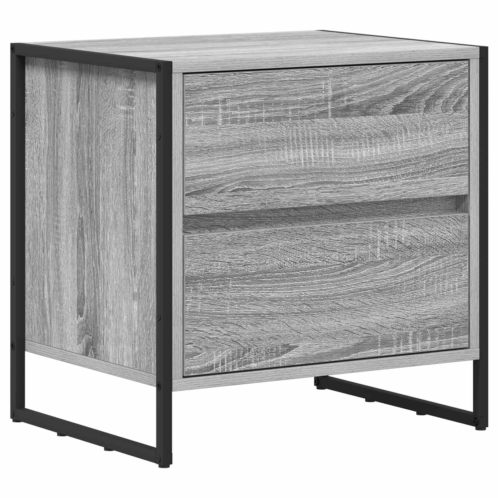 Noćni ormarić Siva Sonoma 50 x 39.5 x 50 cm Konstruirano drvo