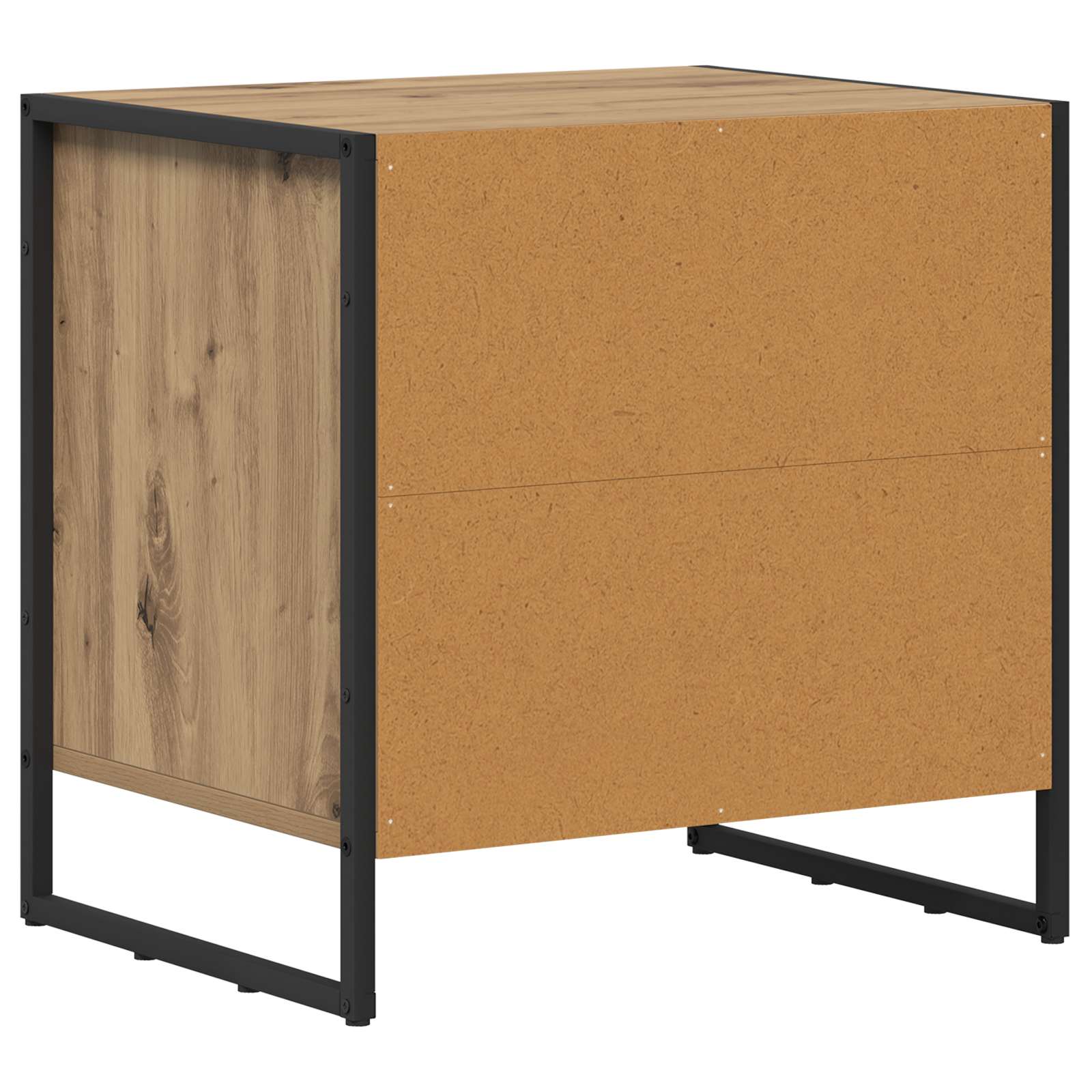 Noćni ormarić 2 pcs Umjetnička hrastovina 50 x 39.5 x 50 cm