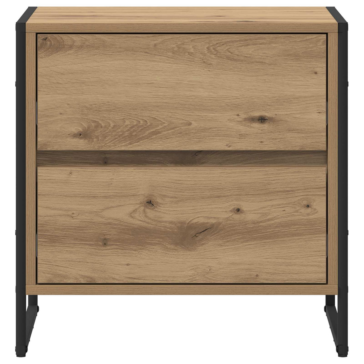 Noćni ormarić 2 pcs Umjetnička hrastovina 50 x 39.5 x 50 cm