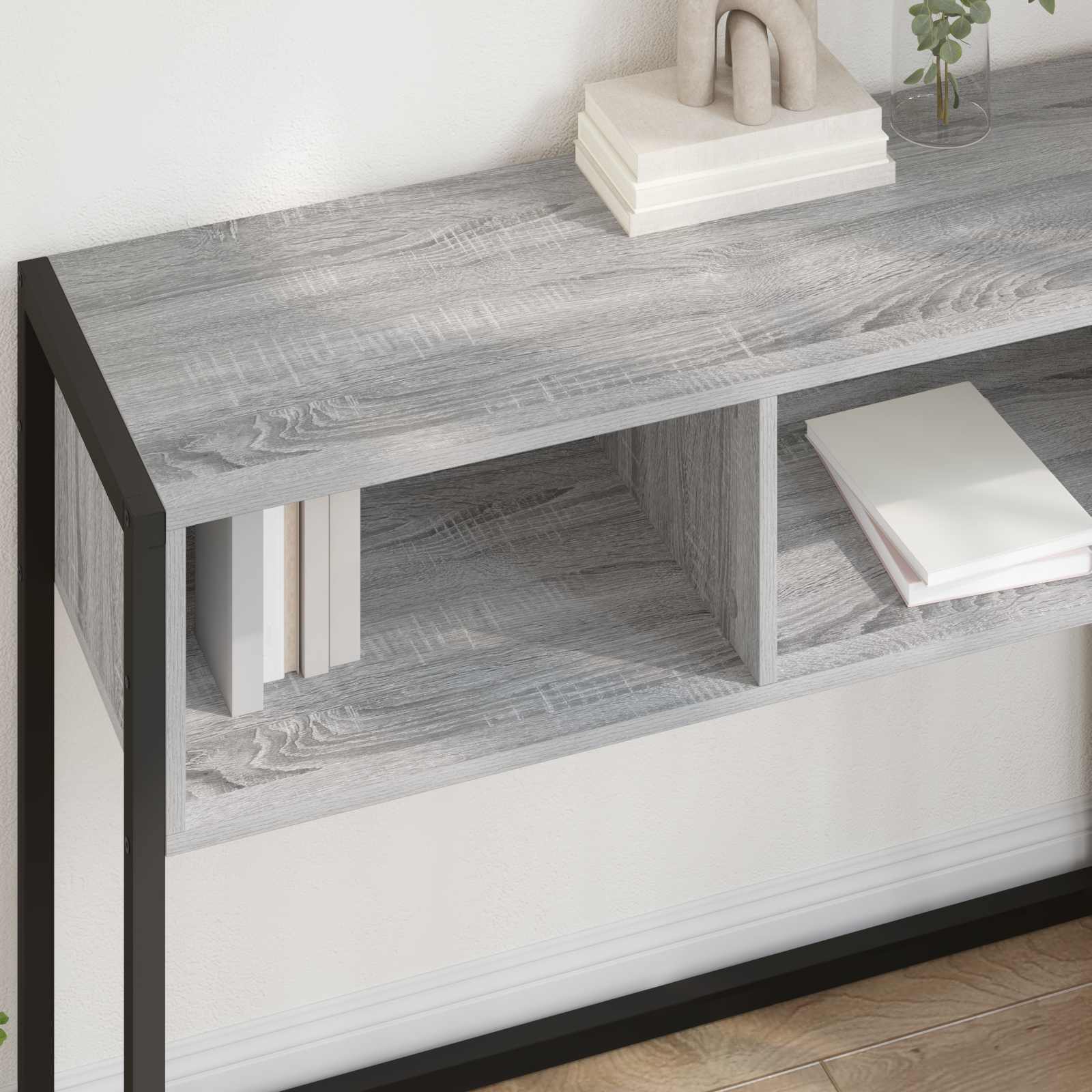 Konačna Stolić Siva Sonoma 100 x 36 x 75 cm Konstruirano drvo