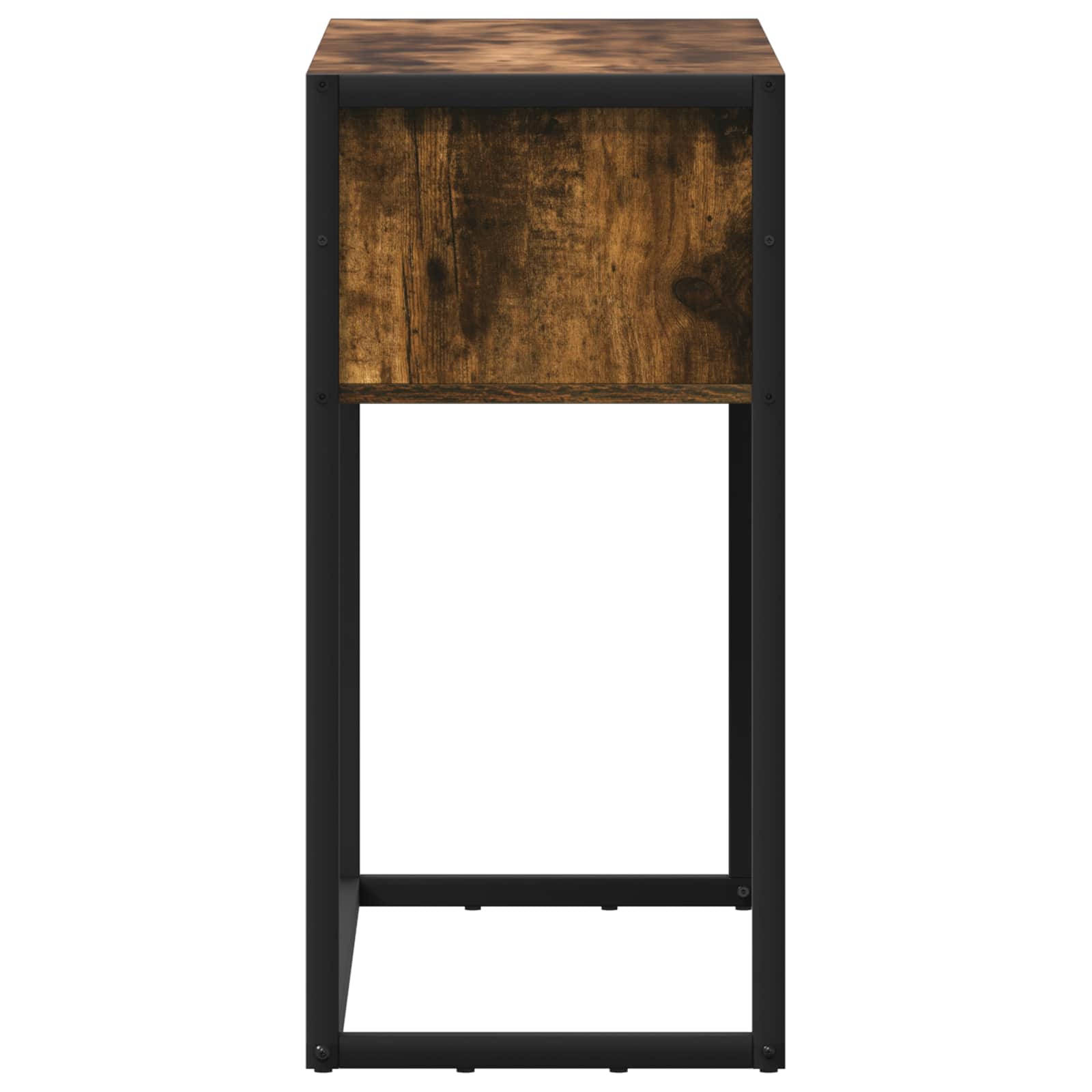 Konačna Stolić Dimni hrast 100 x 36 x 75 cm Konstruirano drvo