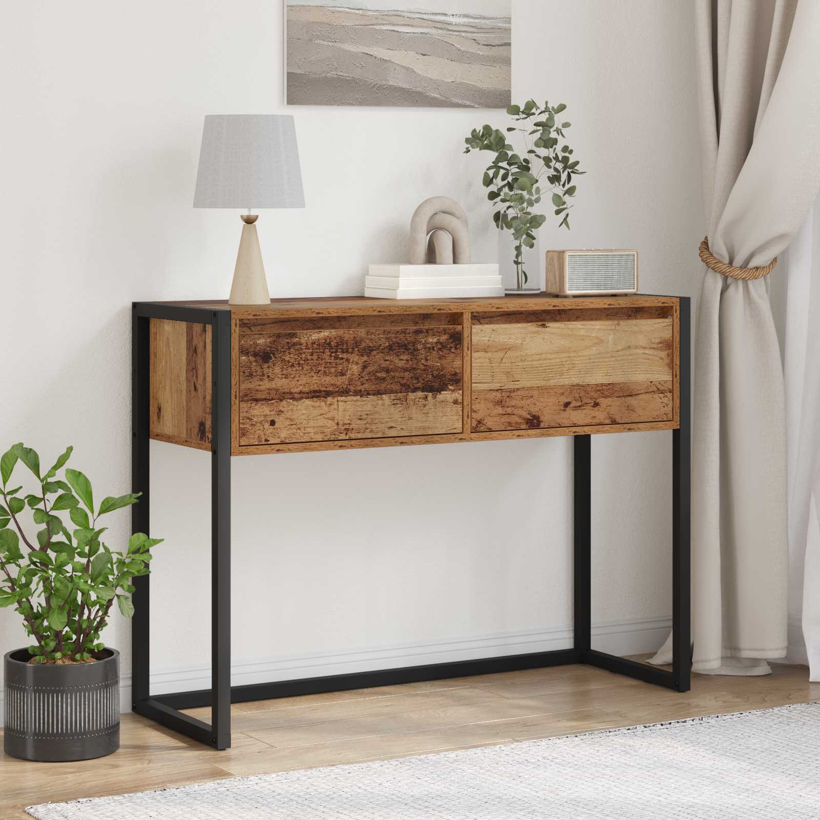 Konačna Stolić Staro drvo 100 x 36 x 75 cm Konstruirano drvo