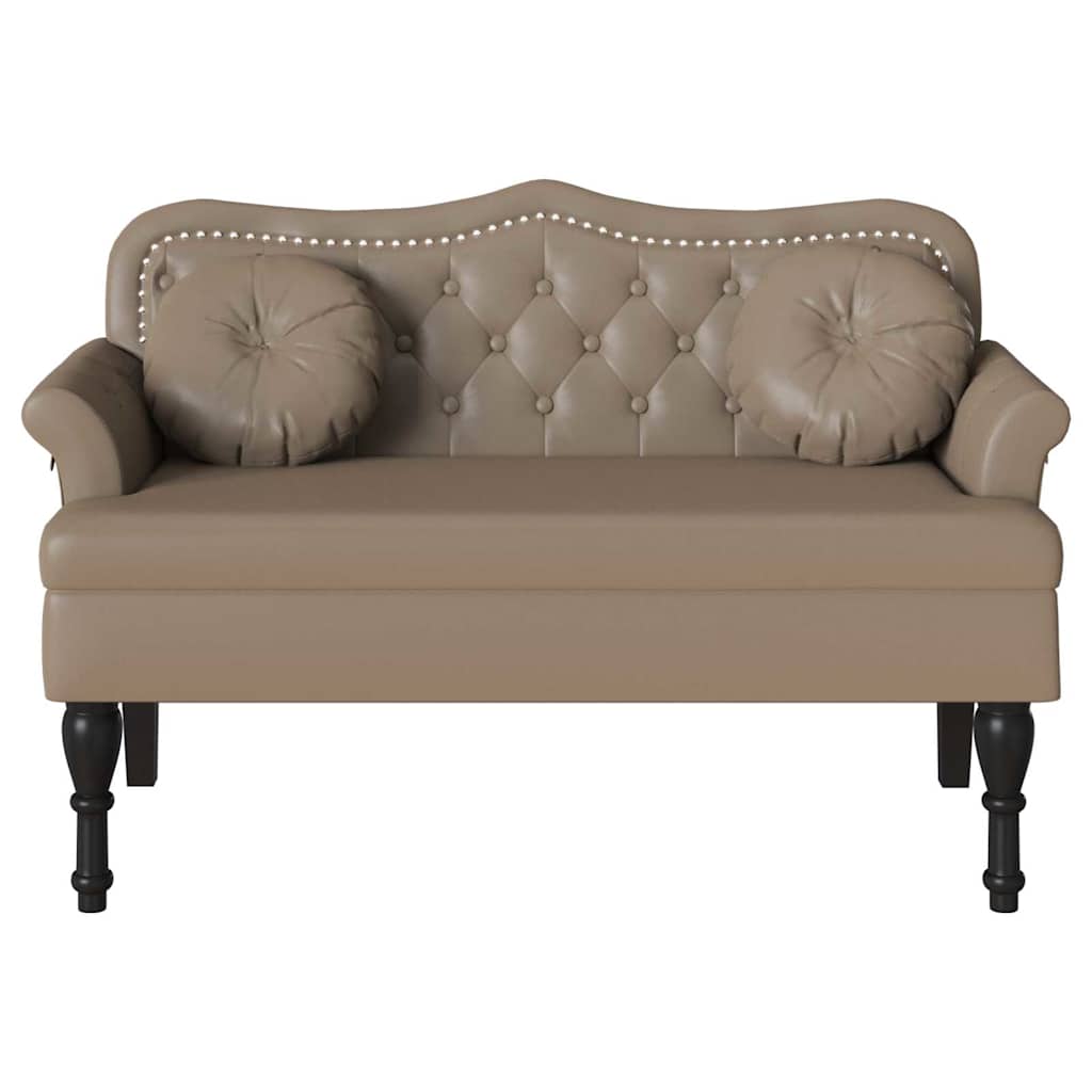 Chesterfield klupa Boja cappuccina 120.5 x 65 x 75 cm