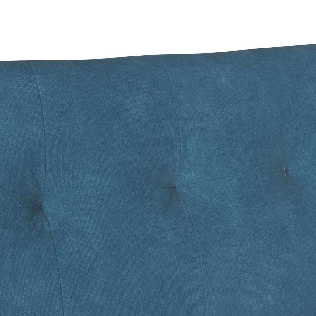 Chesterfield klupa Plava 112 x 65,5 x 75 cm Baršun
