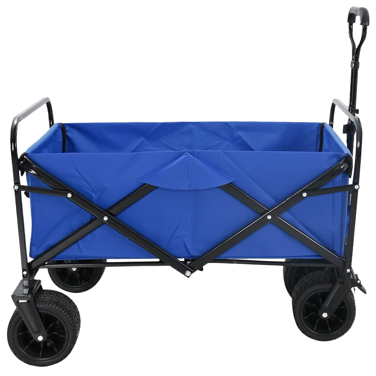 Preklopna kolica Plava 89 x 63 x 96 cm Čelik i Oxford poliester