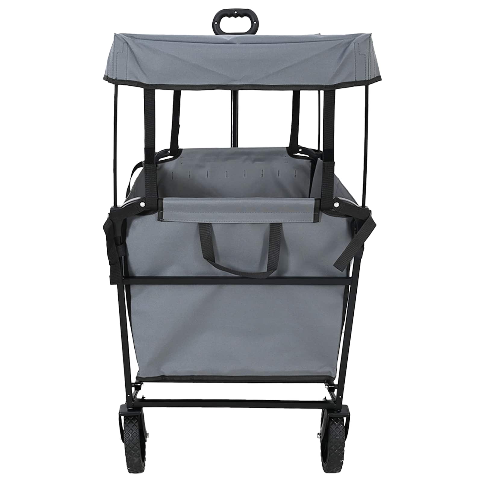 Sklopiva ručna kolica Siva 105 x 56.5 x 116 cm Oxford tkanina