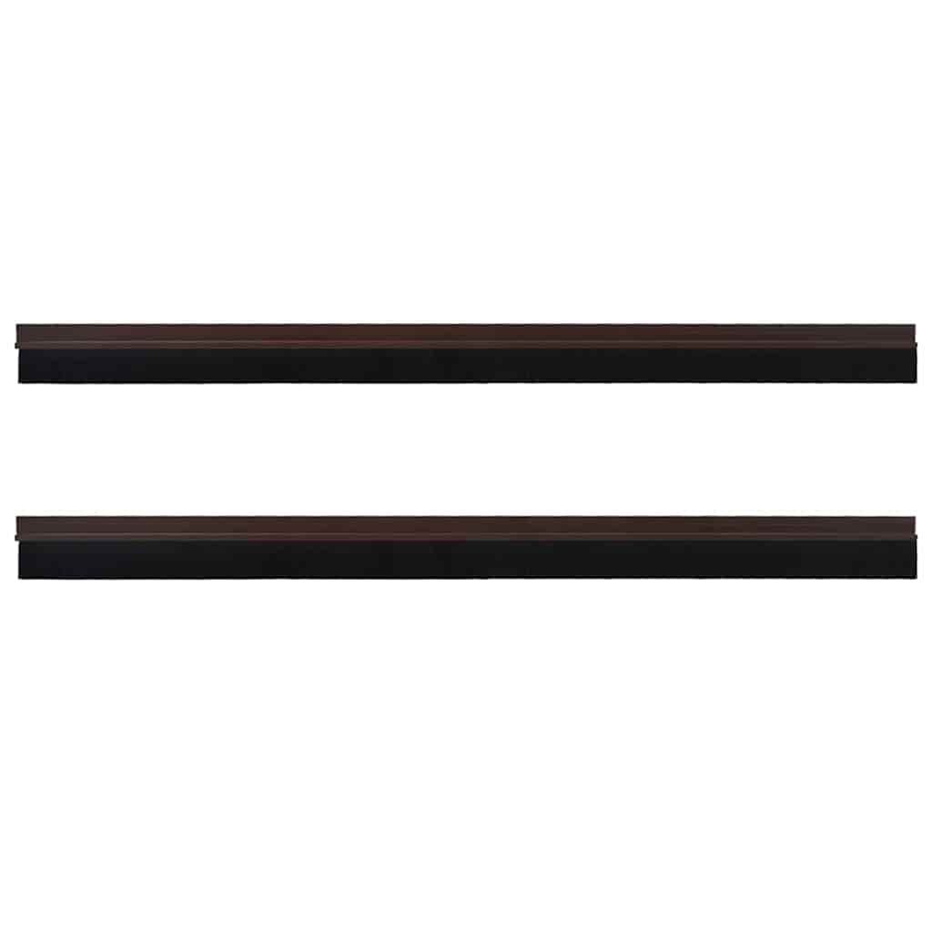 Samoljepljivi pečati za vrata 2 pcs Smeđa 100 cm