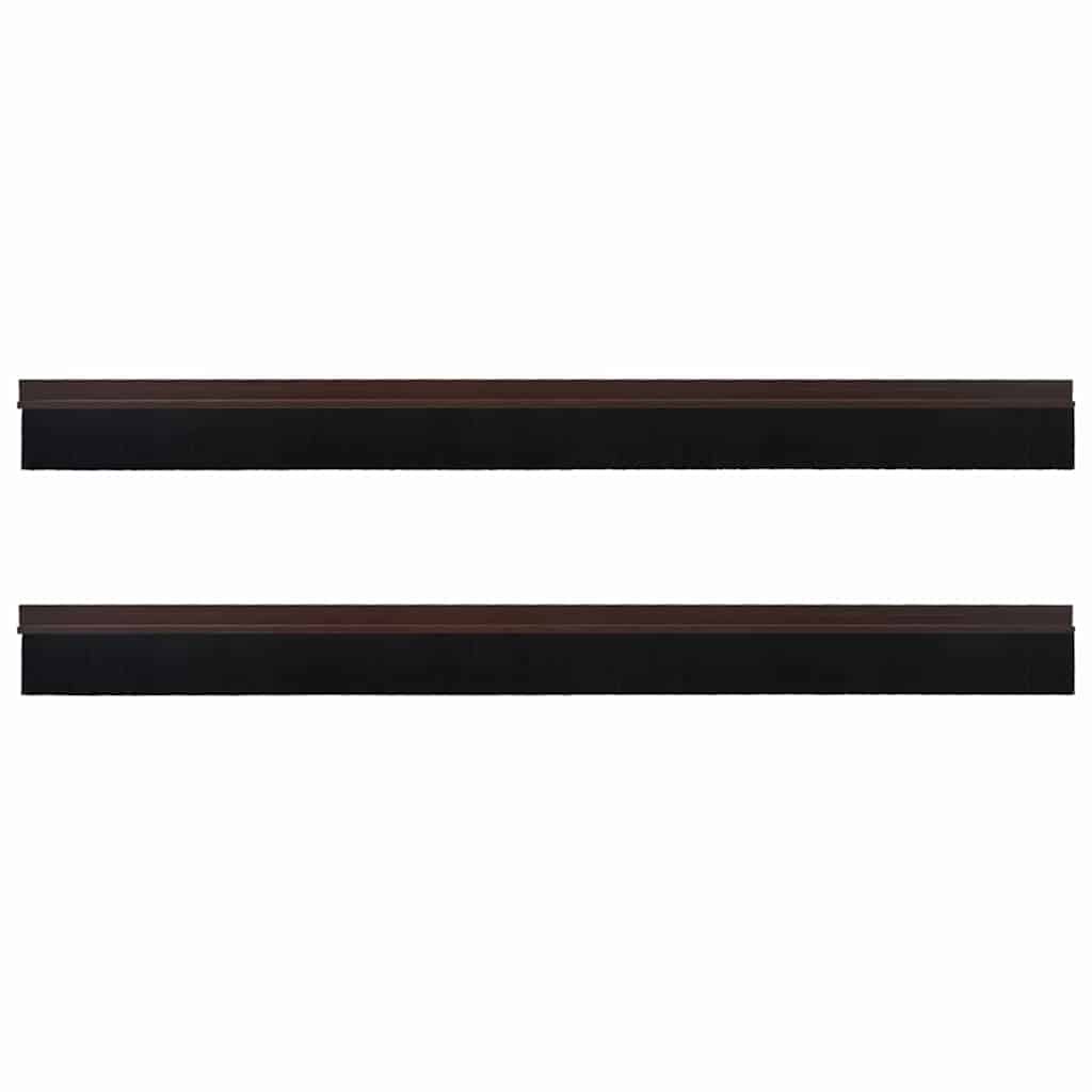 Samoljepljivi pečati za vrata 2 pcs Smeđa 100 cm