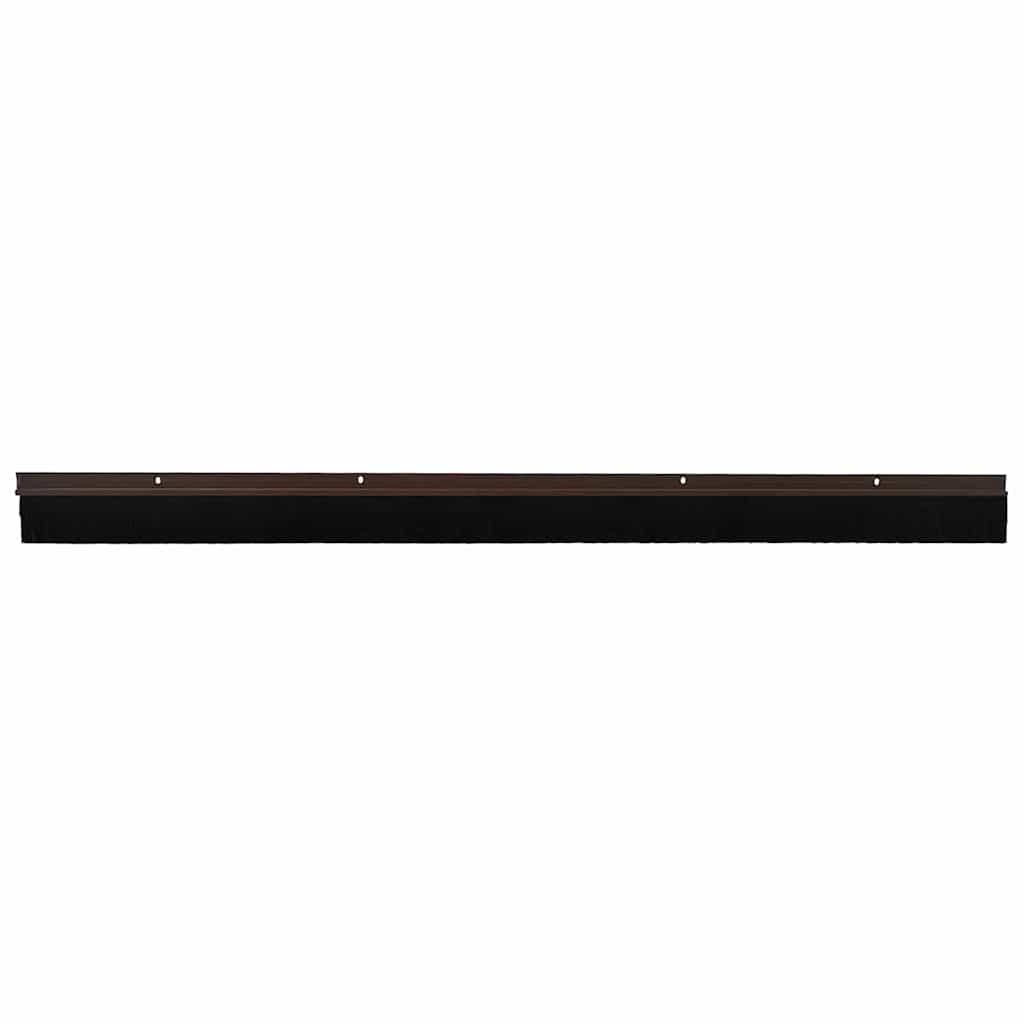 Držač četke za vrata 6 pcs Smeđa 100 cm Aluminijski legura