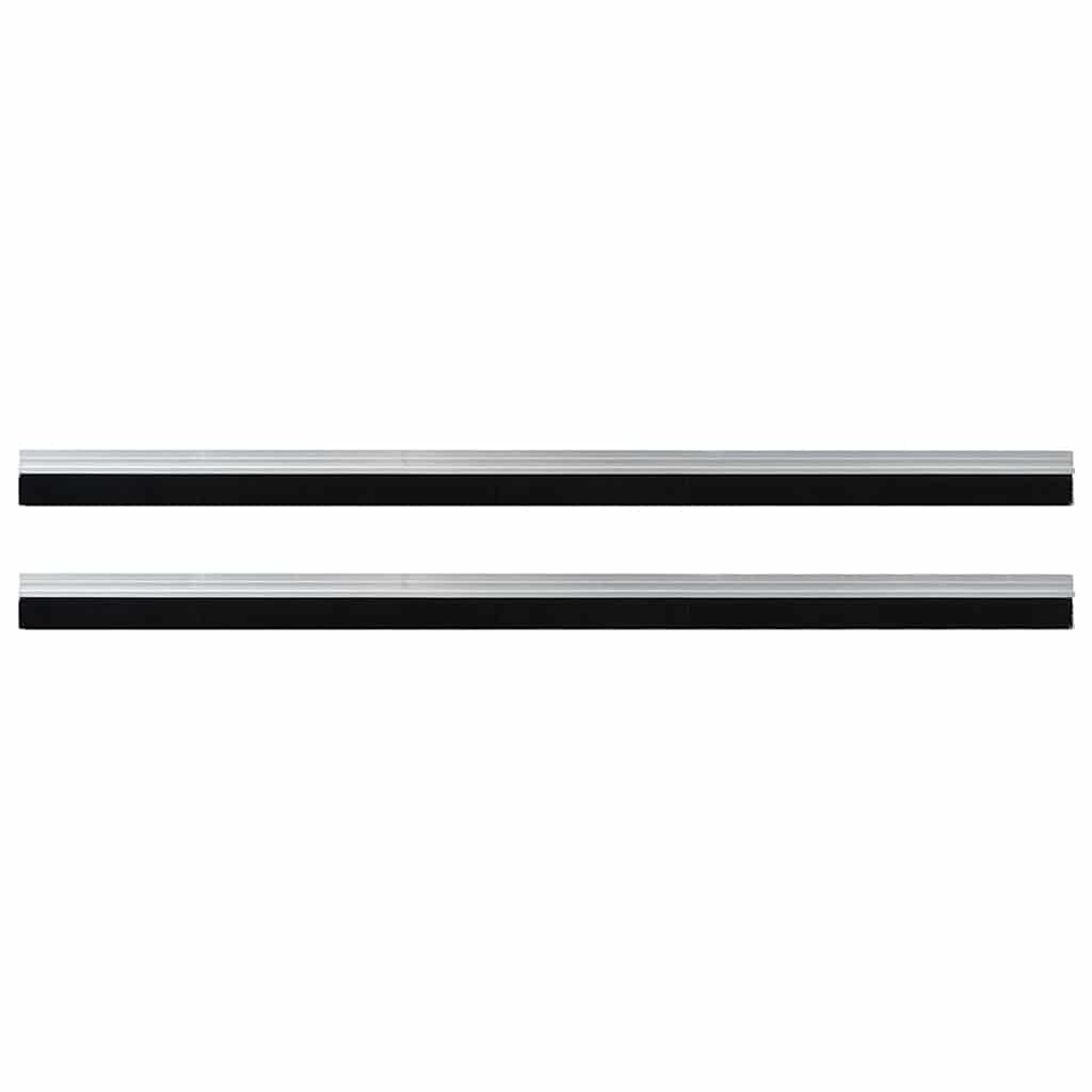 Samoljepljivi pečati za vrata 2 pcs Srebrno 100 cm
