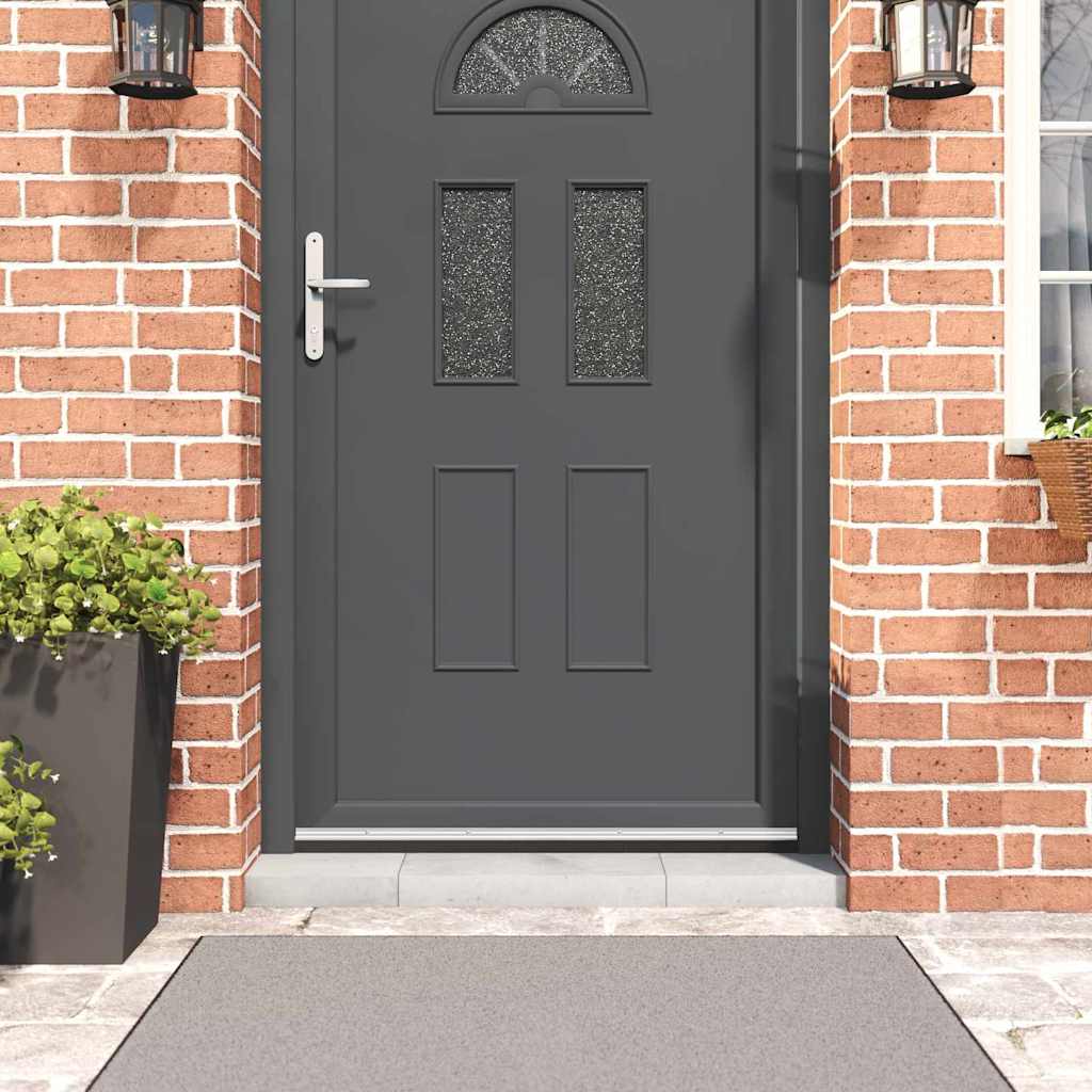 Držač četke za vrata 6 pcs Srebrno 100 cm Aluminijski legura