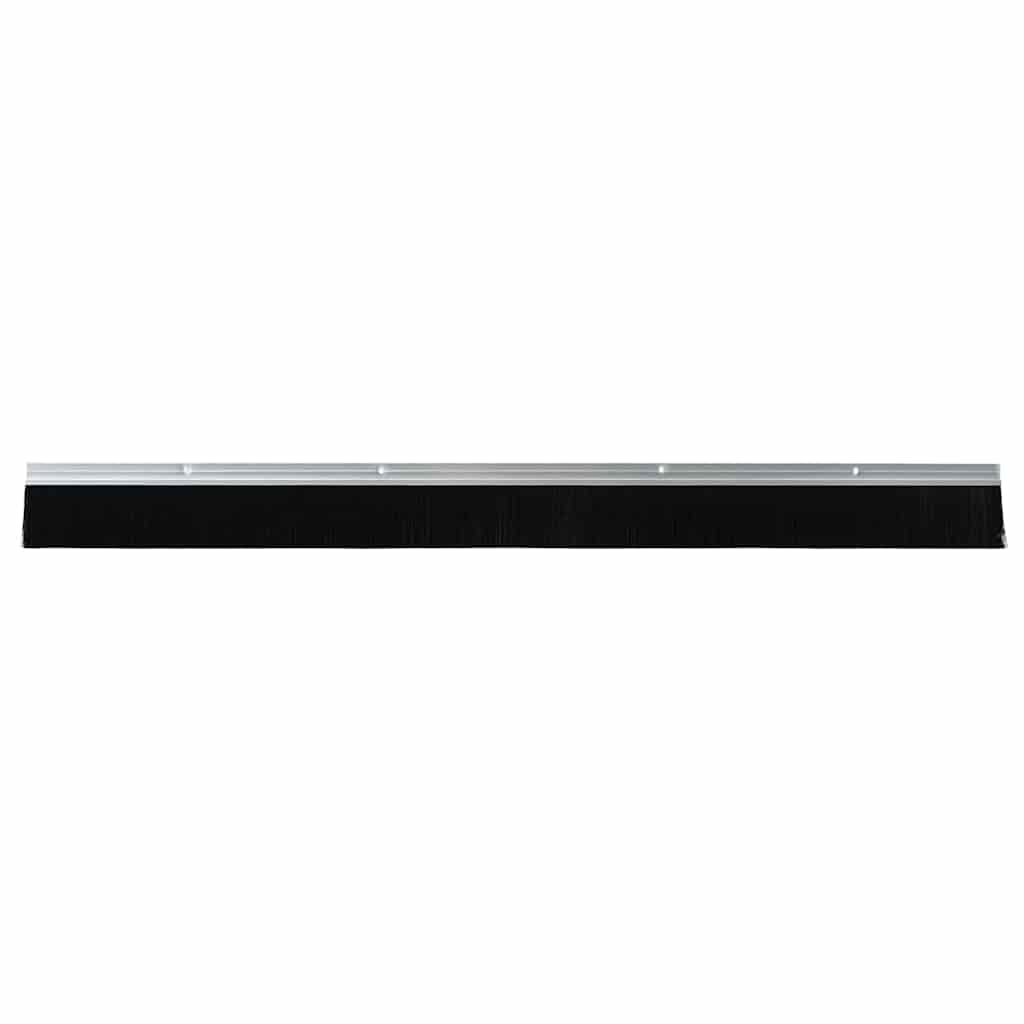 Držač četke za vrata 6 pcs Srebrno 100 cm Aluminijski legura