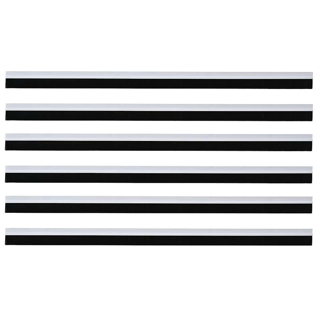 Samoljepljivi pečati za vrata 6 pcs Bijelo 100 cm