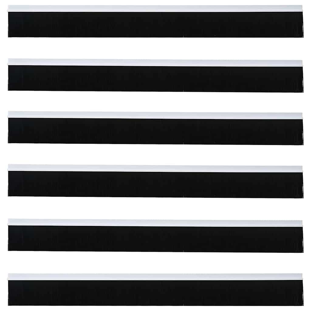 Samoljepljivi pečati za vrata 6 pcs Bijelo 100 cm