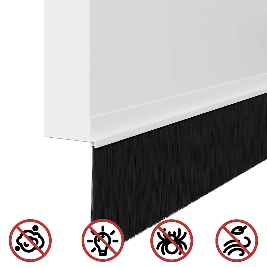 Samoljepljivi pečati za vrata 6 pcs Bijelo 100 cm