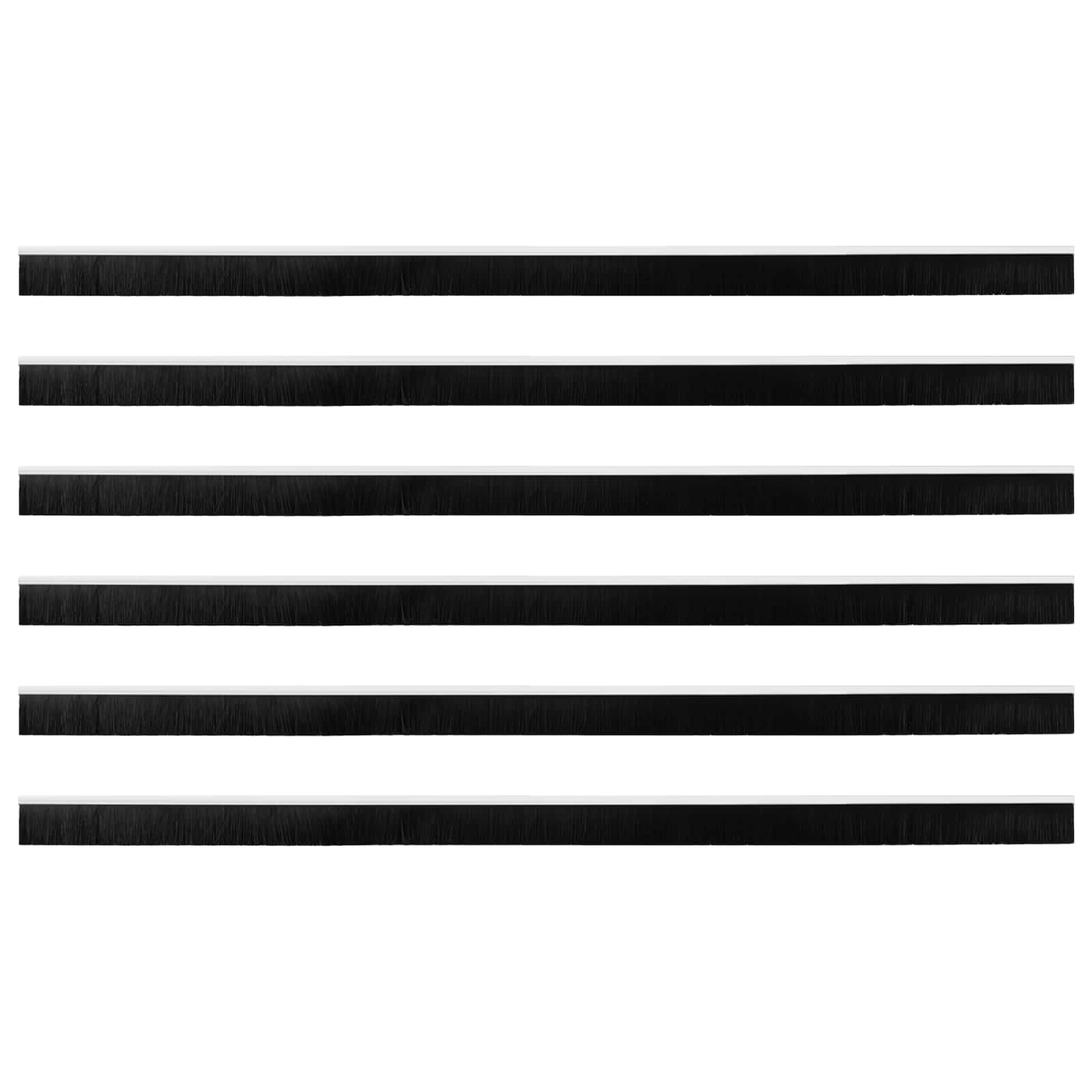 Samoljepljivi pečati za vrata 6 pcs Bijelo 100 cm