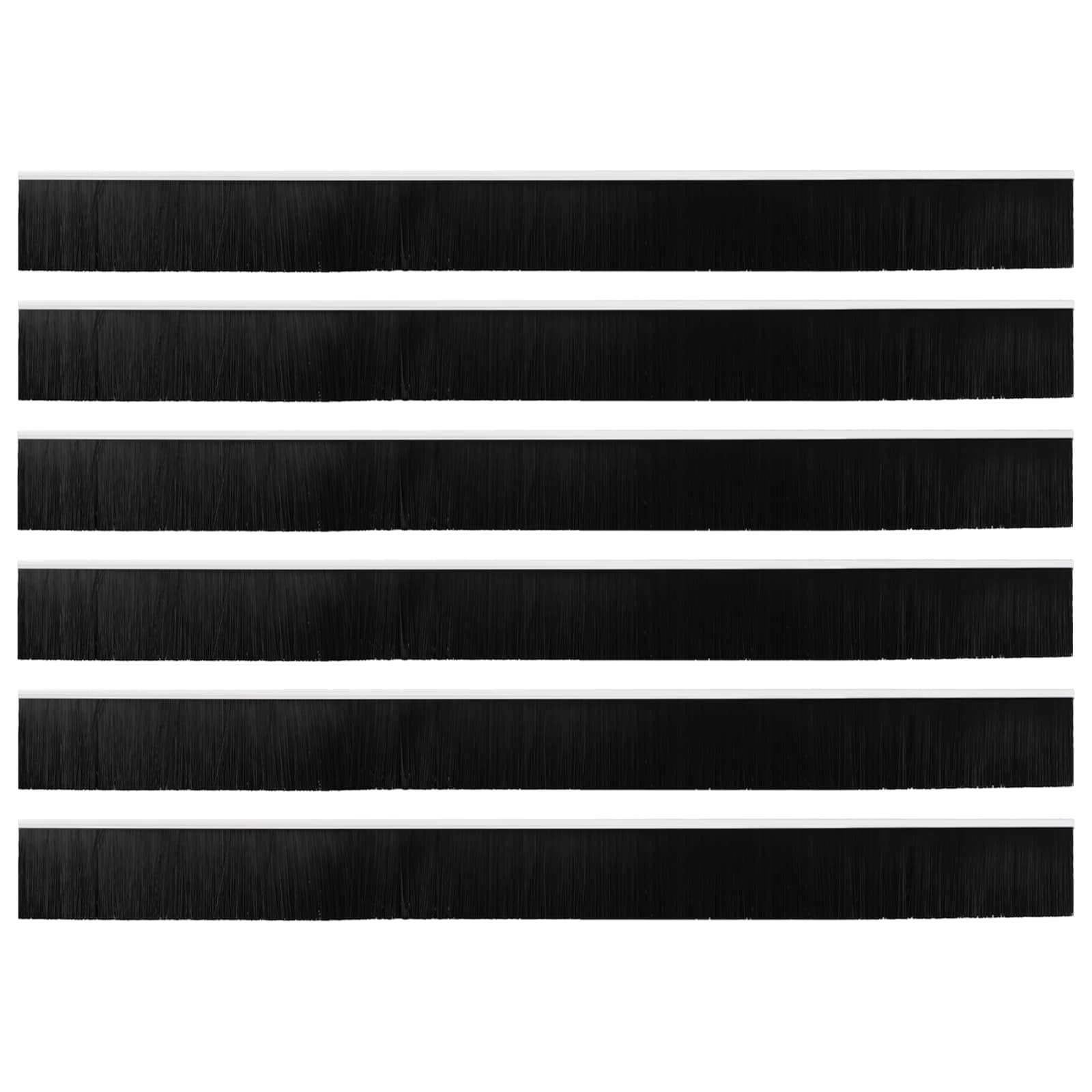 Samoljepljivi pečati za vrata 6 pcs Bijelo 100 cm