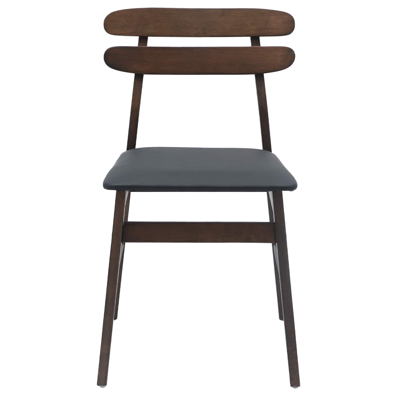 Stolac za blagovanje 2 pcs Svijetlosmeđa i crna