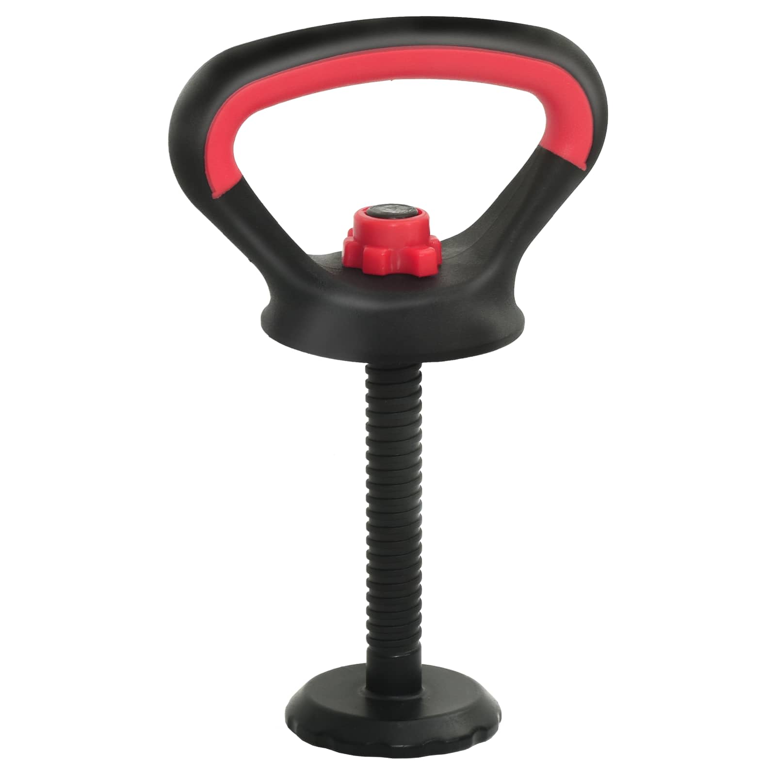 4-u-1 set bučica, brojčana i kettlebell 30 kg Crna i crvena