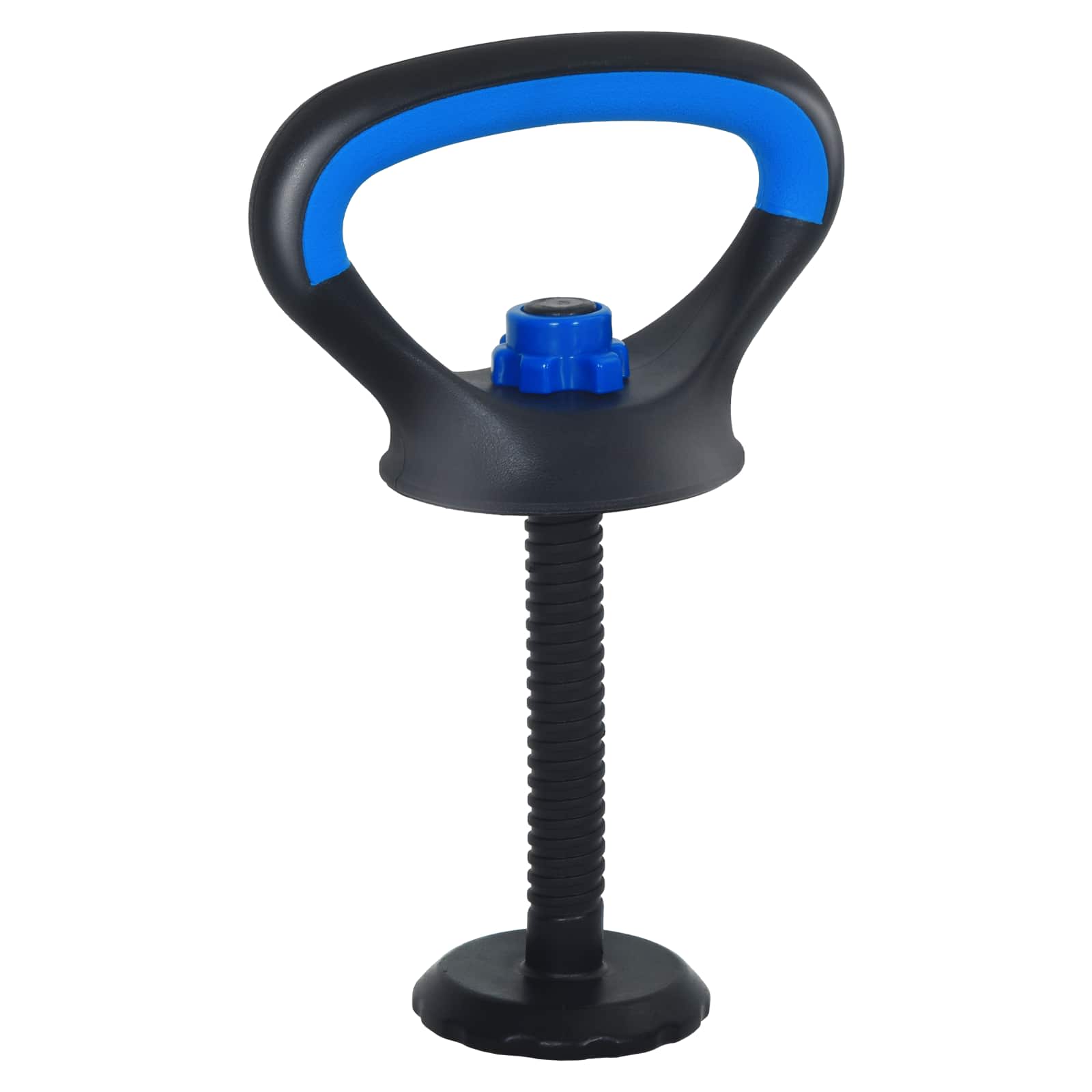 4-u-1 set bučica, brojčana i kettlebell 30 kg Crna i Plava