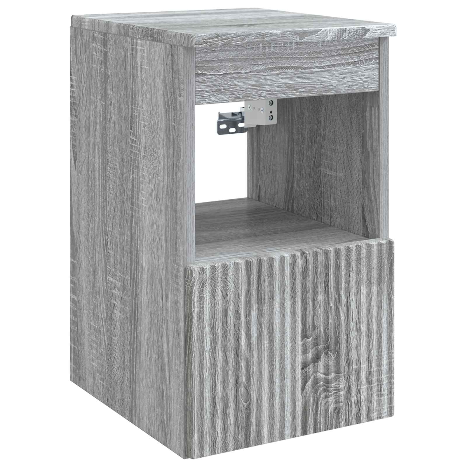 Set ormarića za kupaonicu 3 kom. Siva Sonoma 53 x 35 x 63 cm