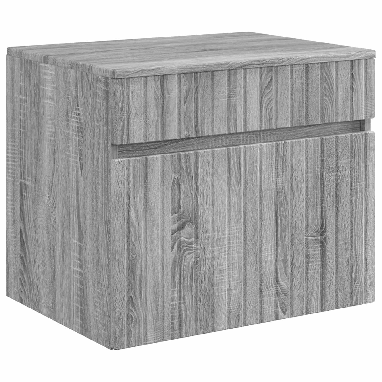 Set ormarića za kupaonicu 3 kom. Siva Sonoma 49 x 44,5 x 65 cm